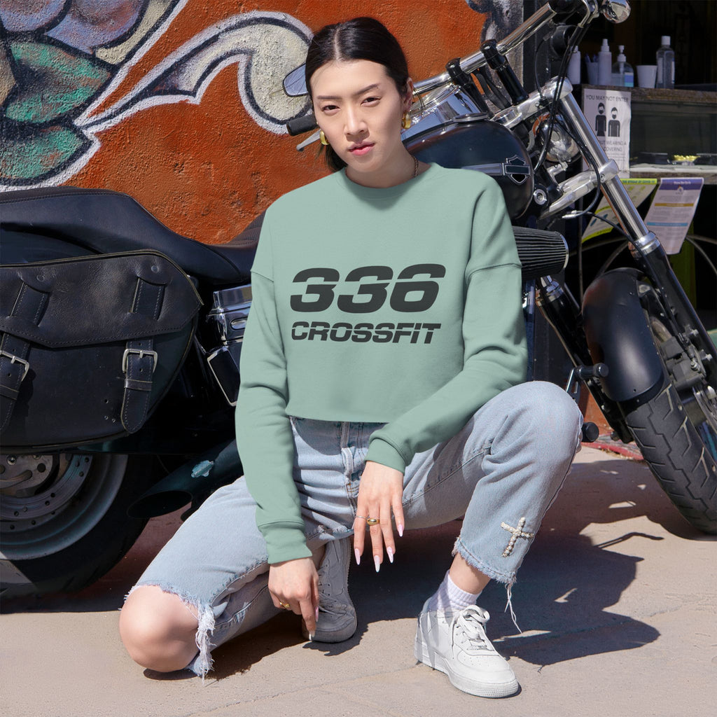 336 CrossFit Cropped Sweatshirt (Basics Collection-Charcoal)