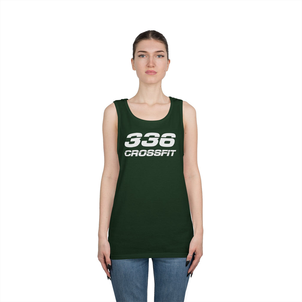 336 CrossFit Mens Tank Top (Basics Collection-White)