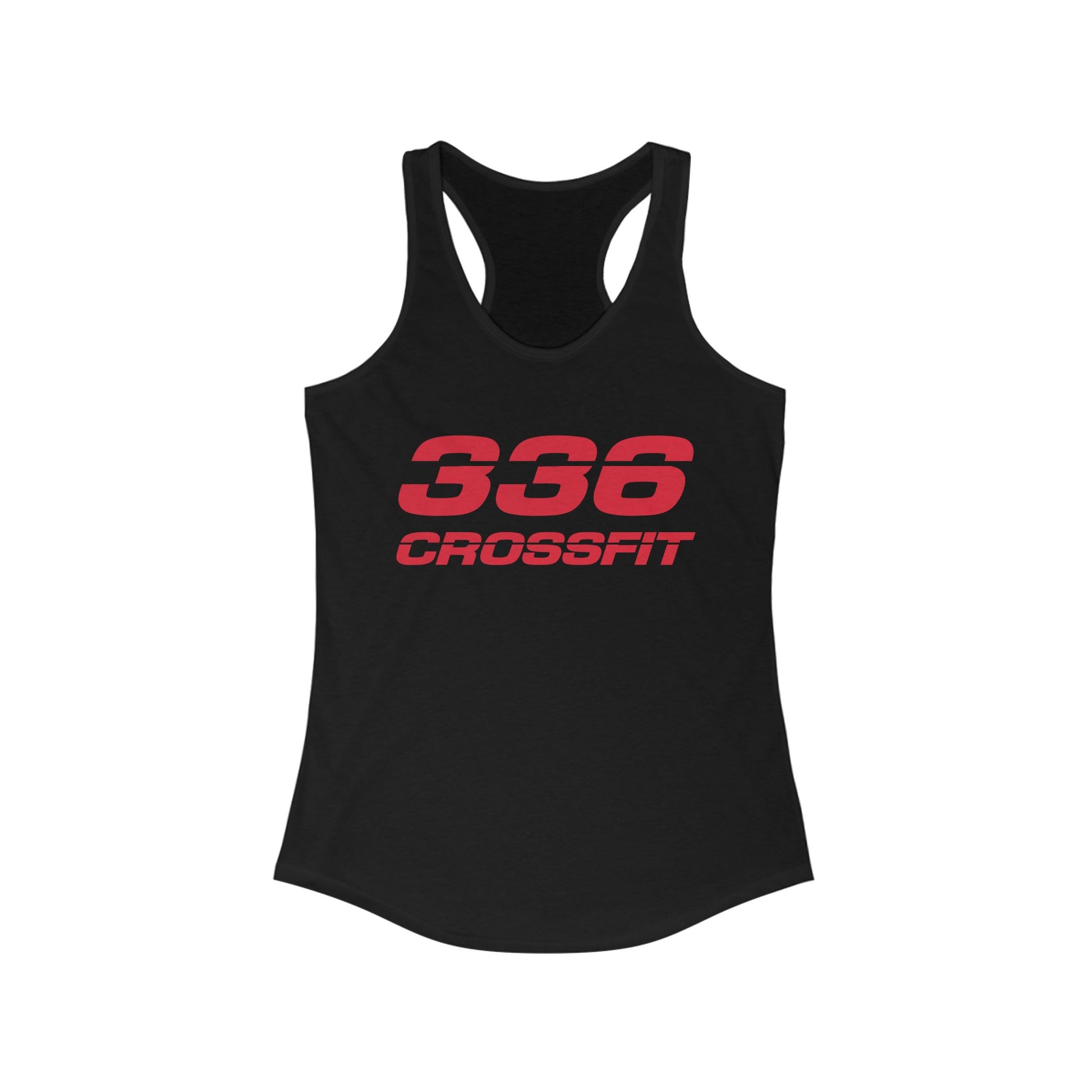 336 CrossFit Racerback Tank Top (Basics Collection-Red)