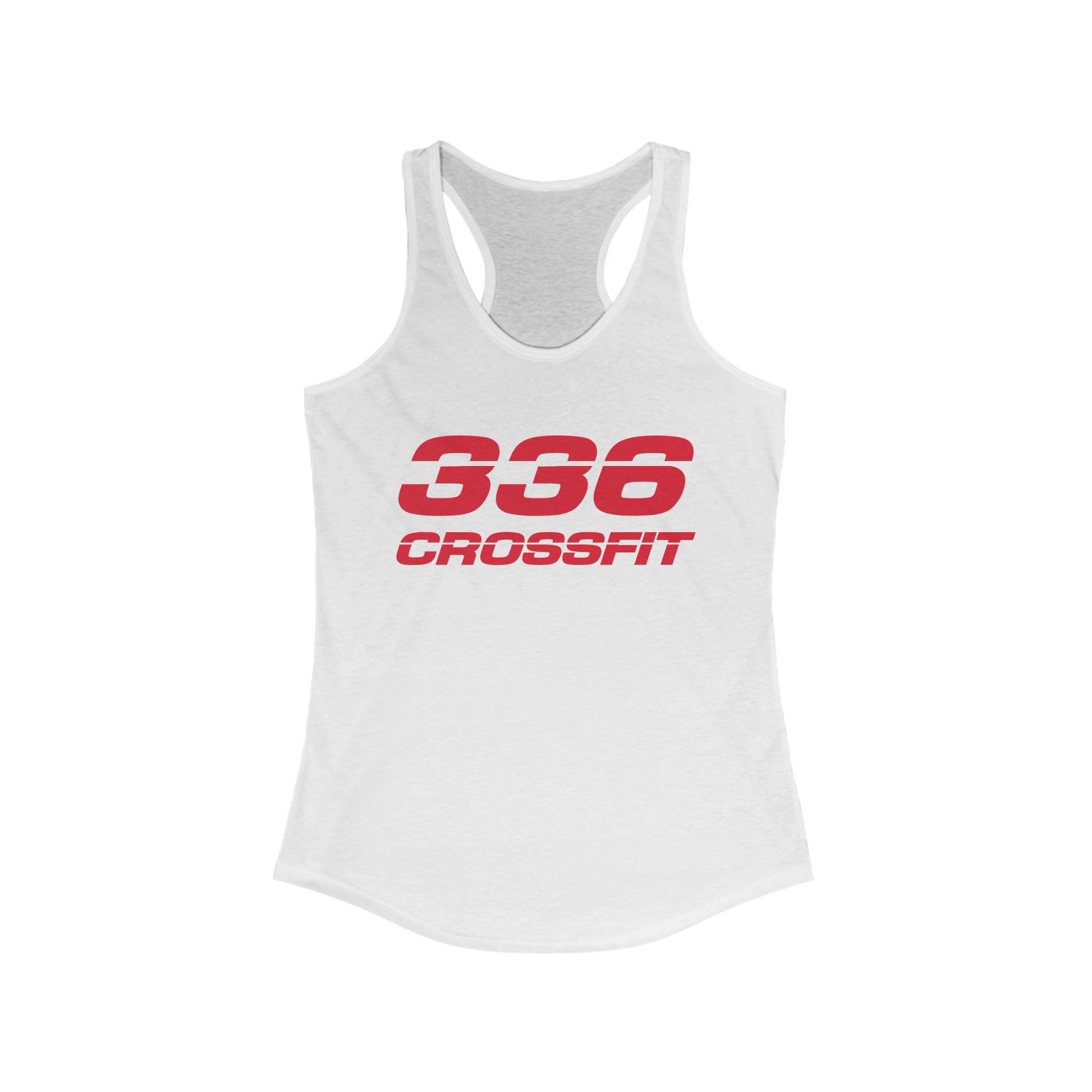 336 CrossFit Racerback Tank Top (Basics Collection-Red)