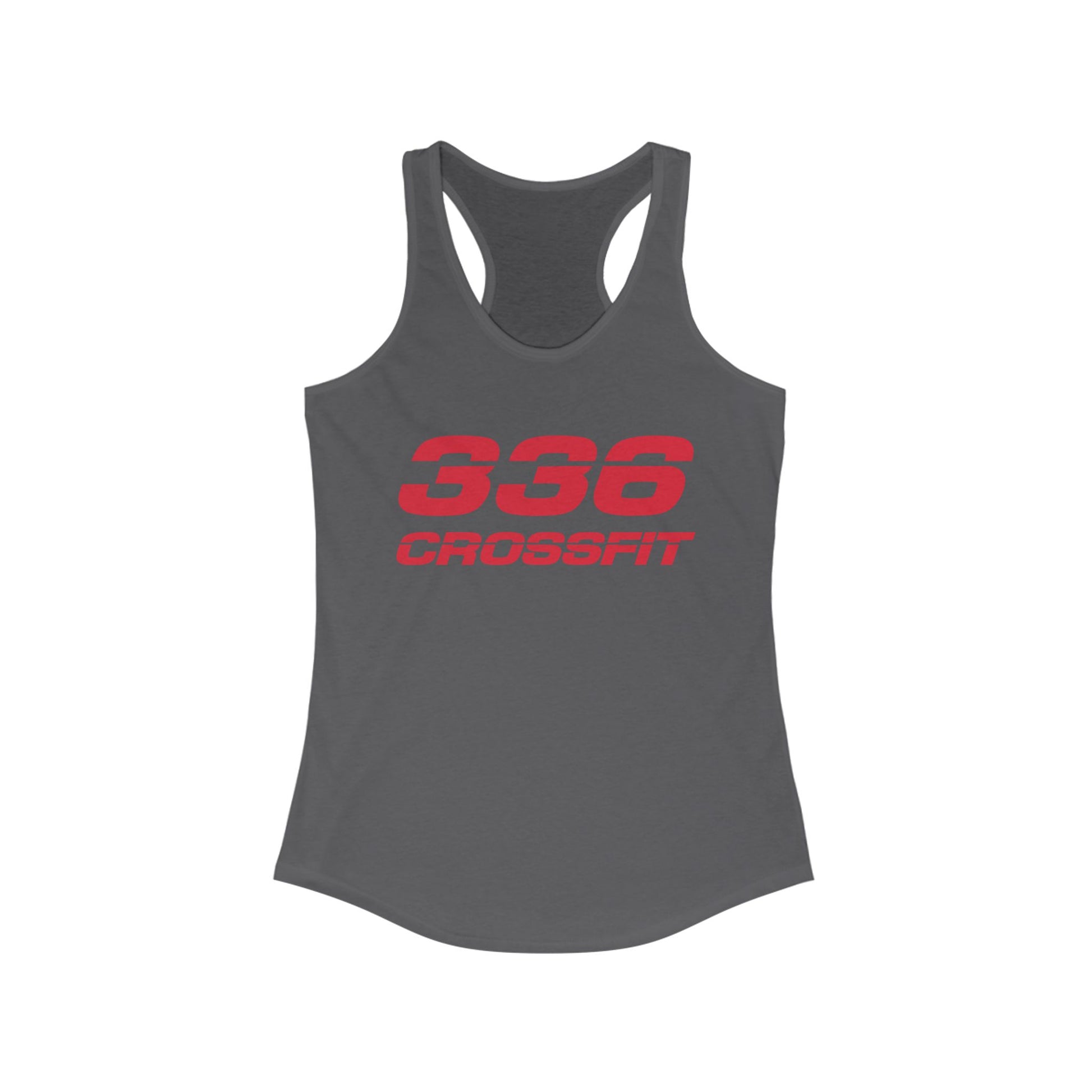 336 CrossFit Racerback Tank Top (Basics Collection-Red)