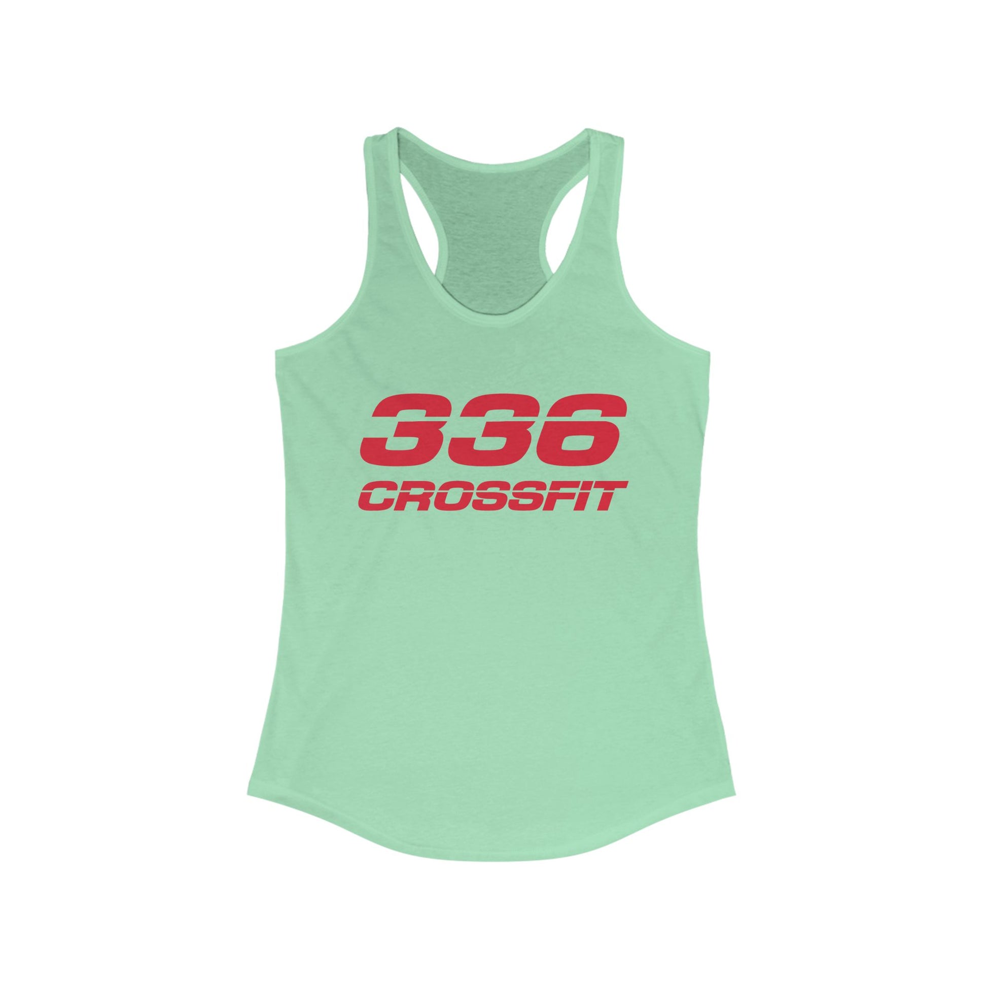 336 CrossFit Racerback Tank Top (Basics Collection-Red)