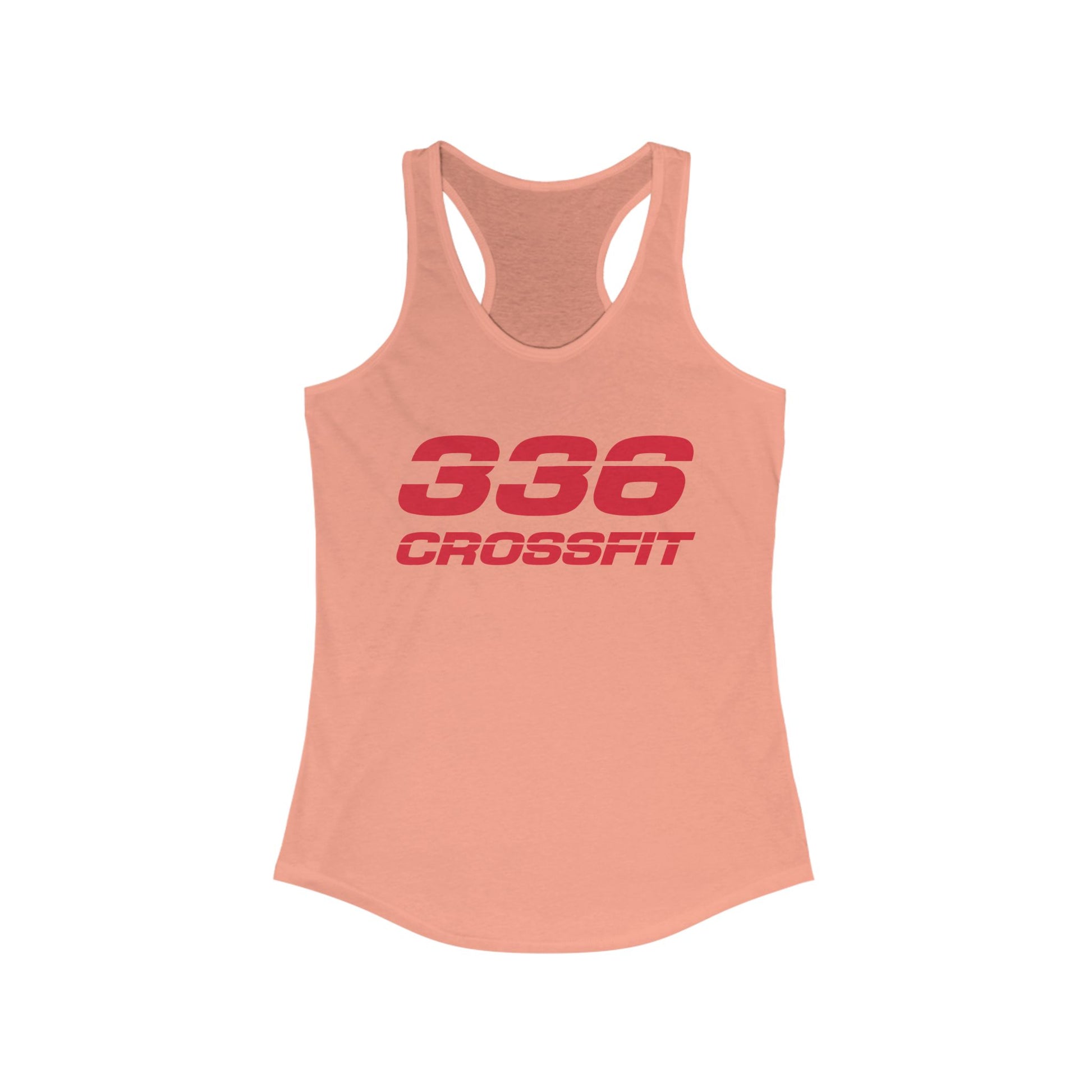 336 CrossFit Racerback Tank Top (Basics Collection-Red)