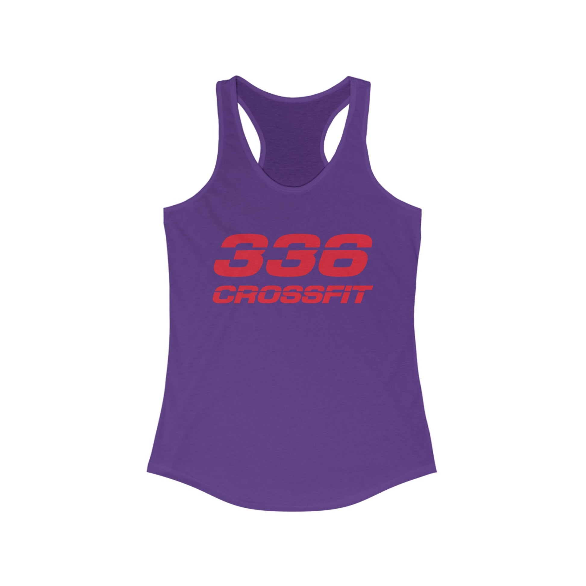 336 CrossFit Racerback Tank Top (Basics Collection-Red)