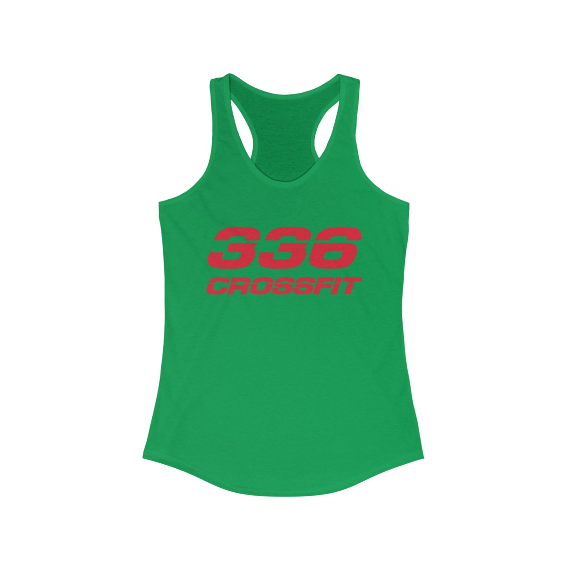 336 CrossFit Racerback Tank Top (Basics Collection-Red)
