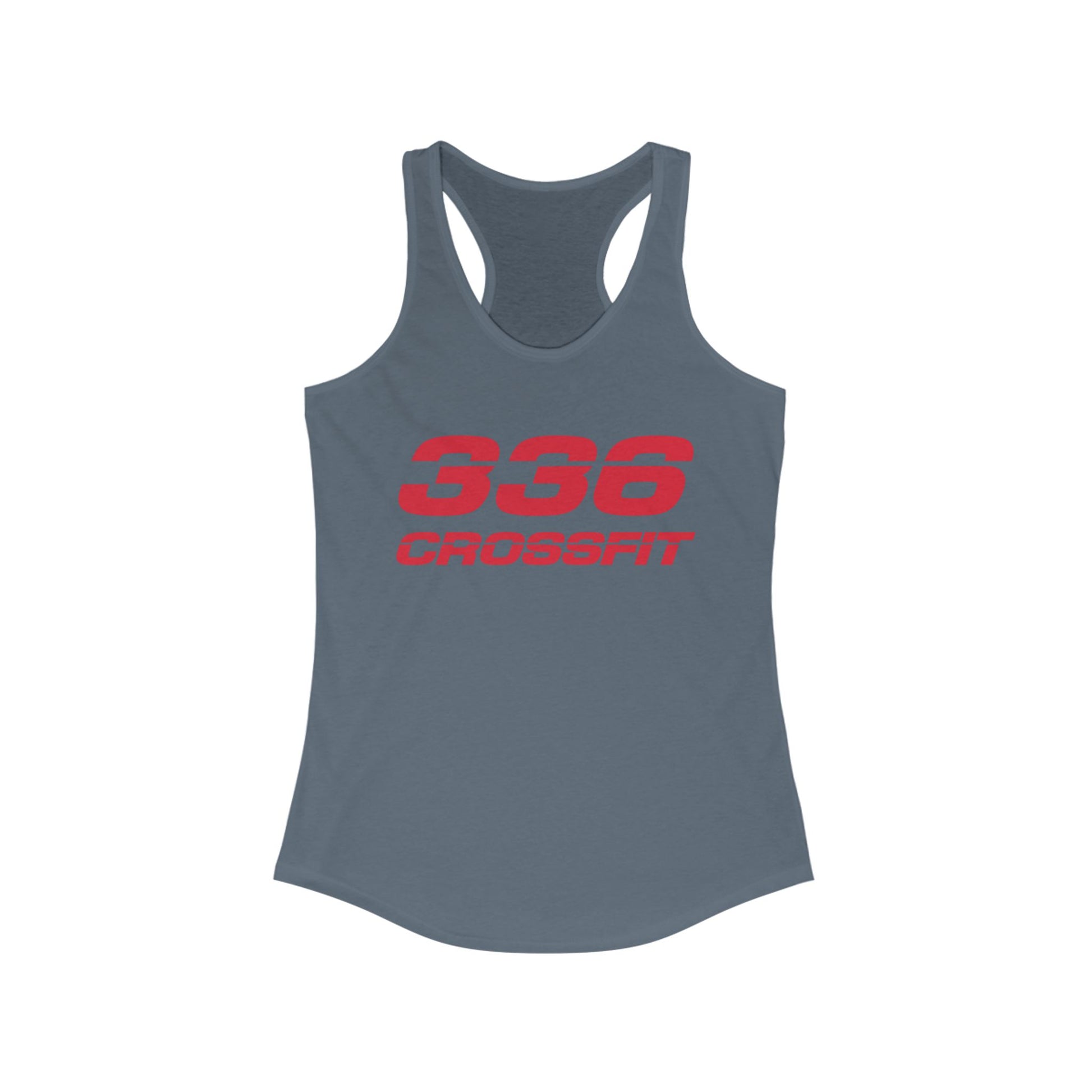 336 CrossFit Racerback Tank Top (Basics Collection-Red)