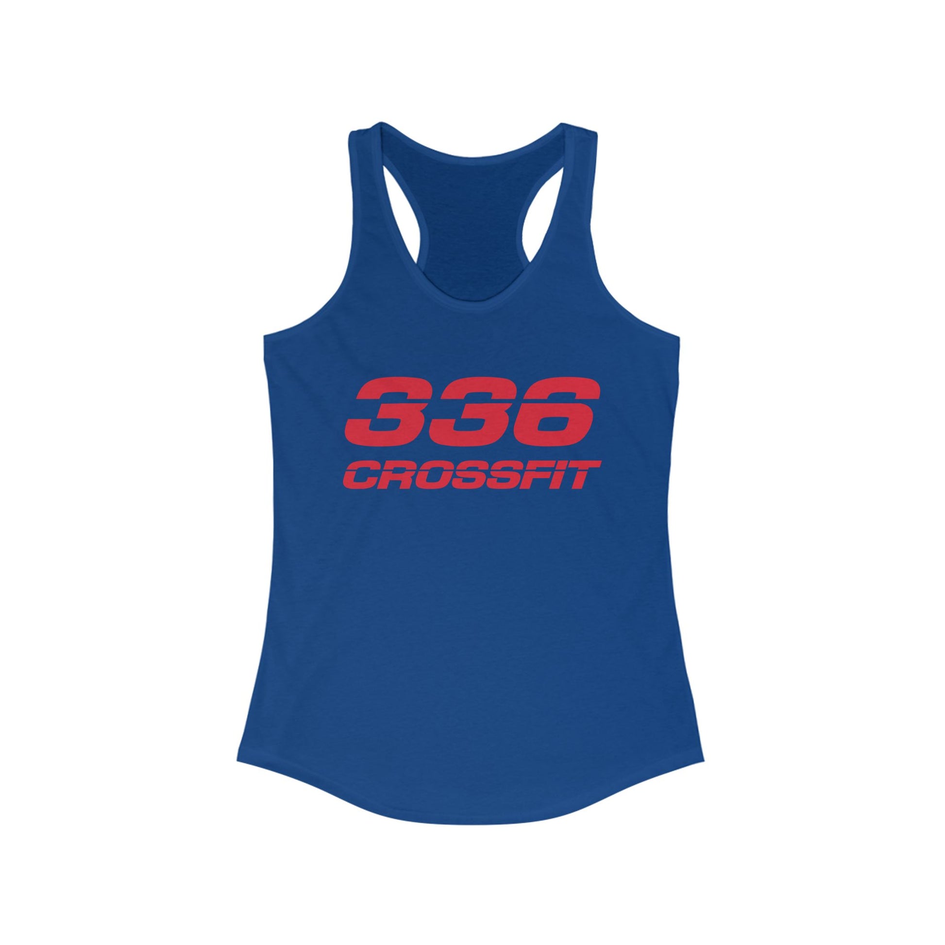 336 CrossFit Racerback Tank Top (Basics Collection-Red)
