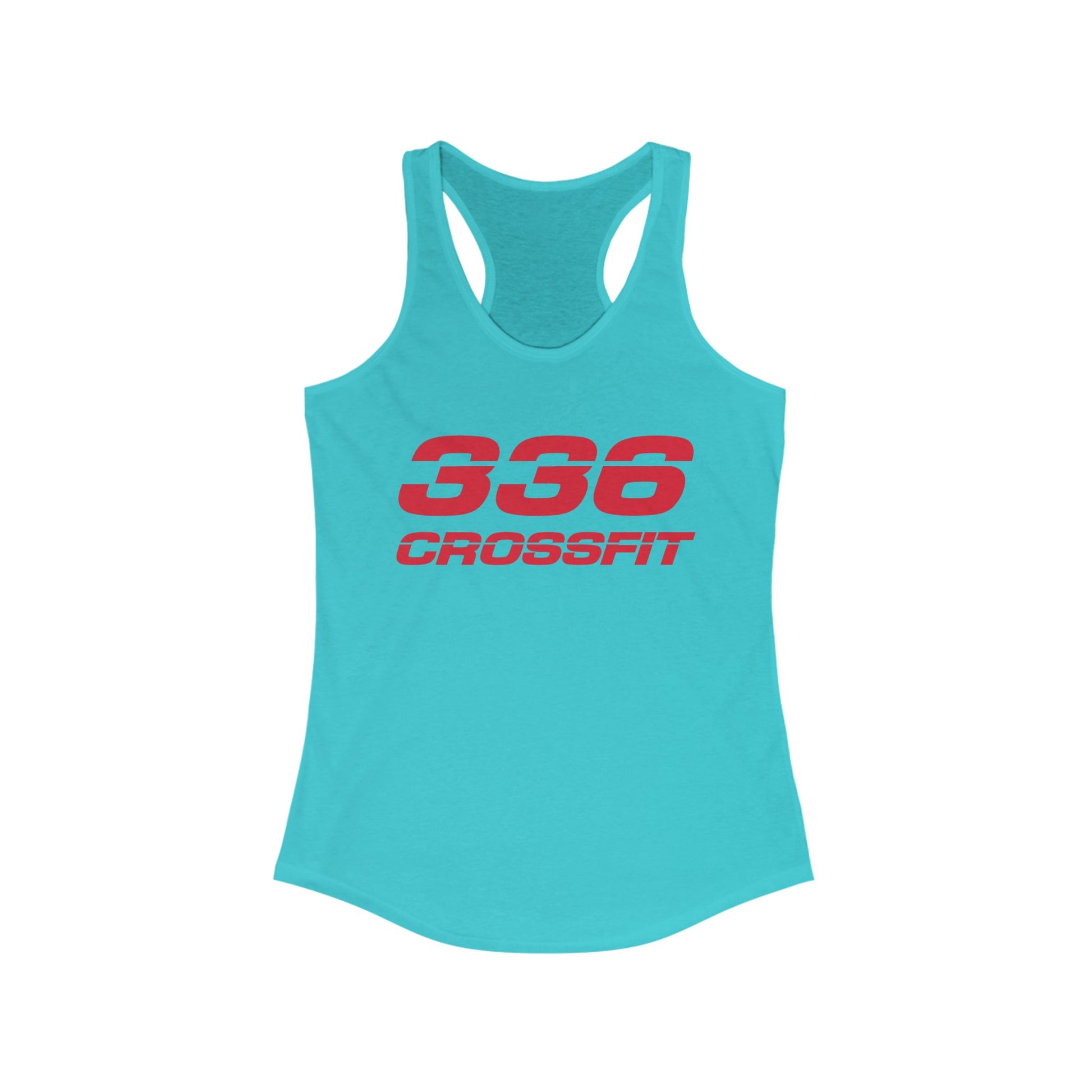 336 CrossFit Racerback Tank Top (Basics Collection-Red)