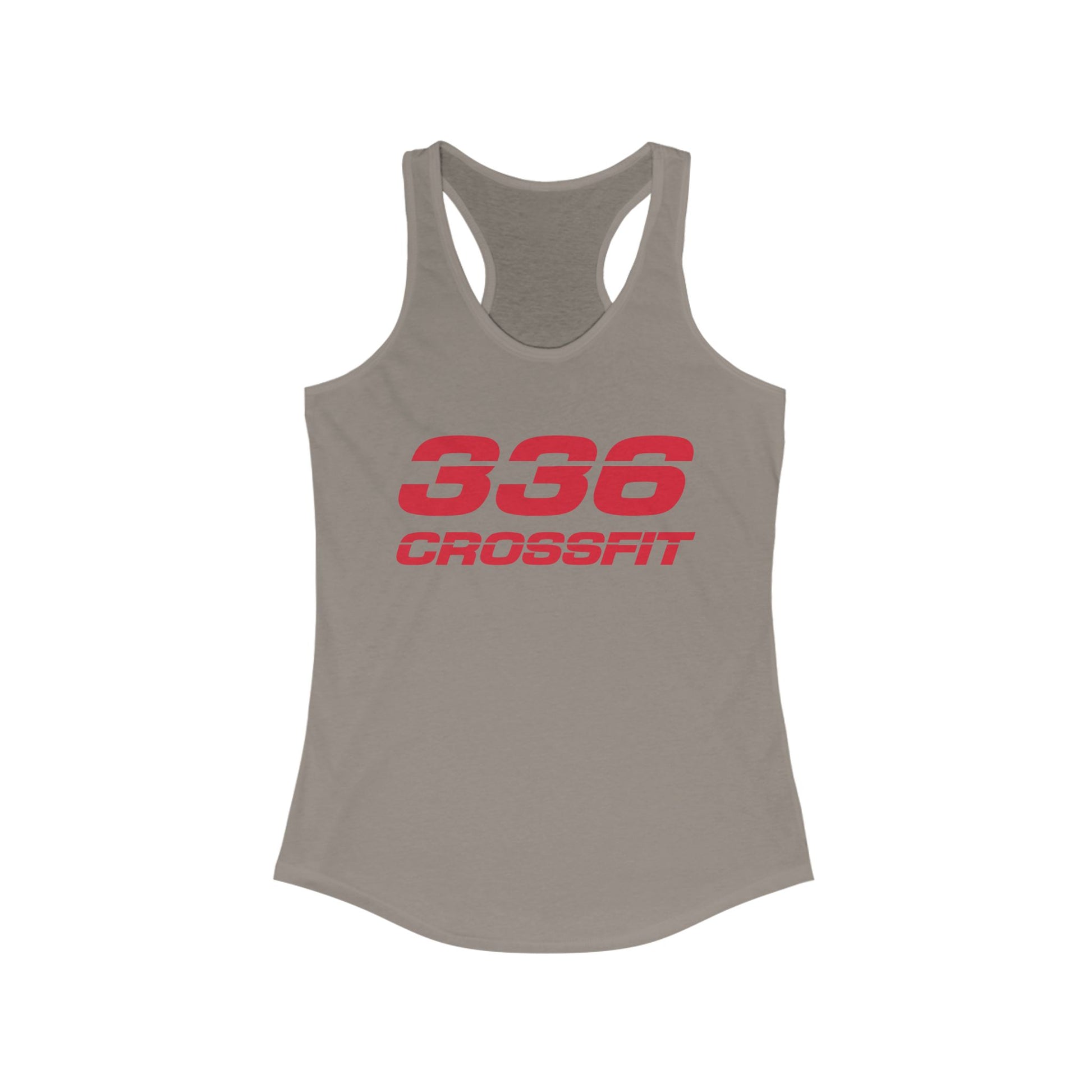 336 CrossFit Racerback Tank Top (Basics Collection-Red)