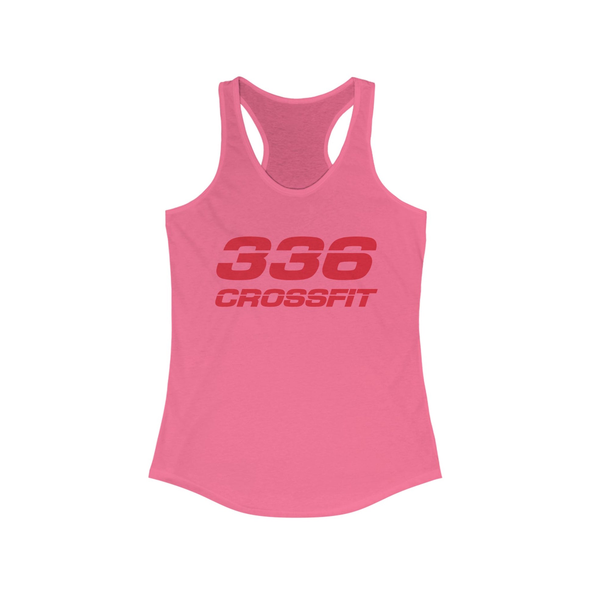 336 CrossFit Racerback Tank Top (Basics Collection-Red)