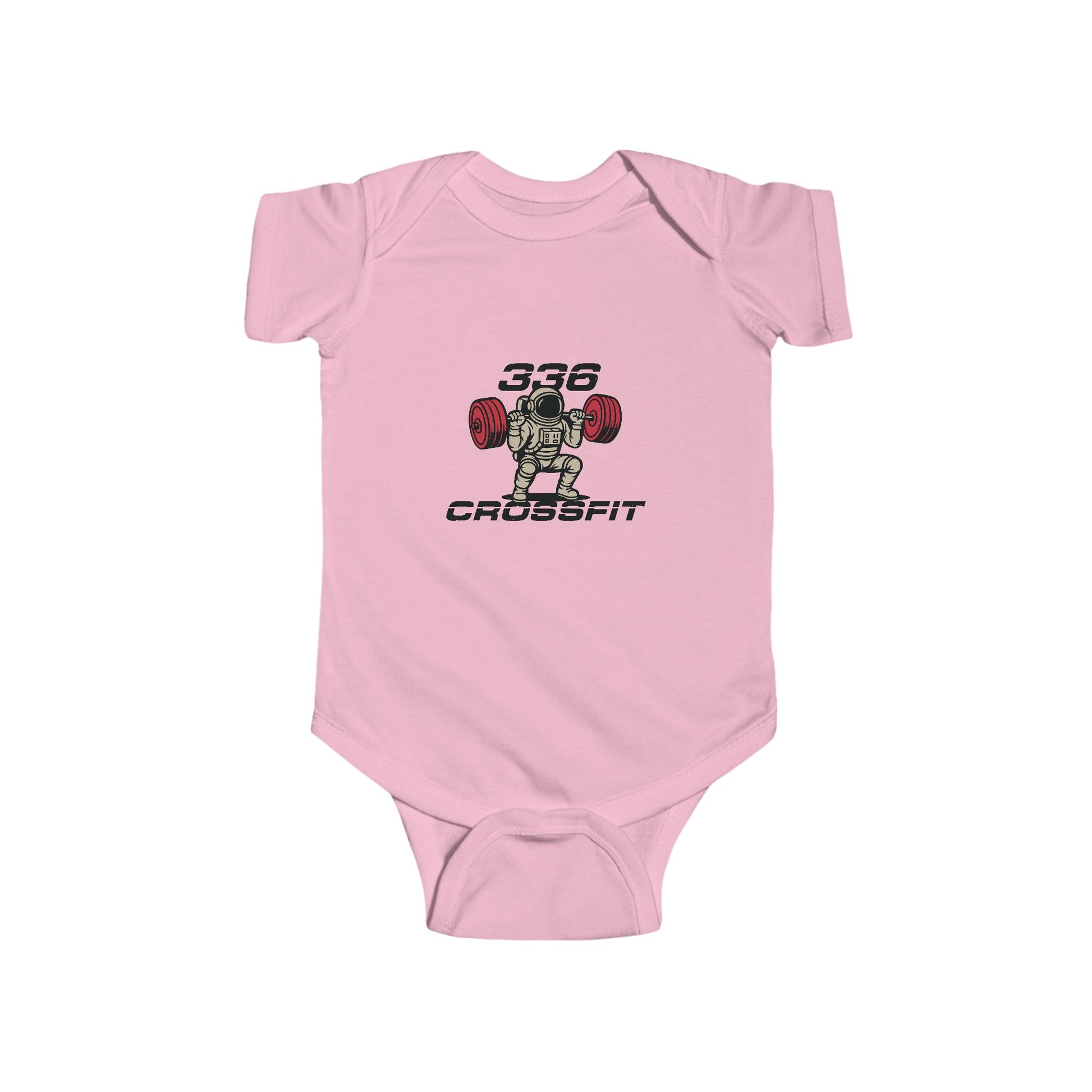 336 CrossFit Infant Bodysuit – Cute Weightlifting Baby Onesie