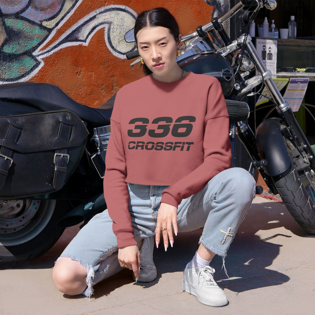 336 CrossFit Cropped Sweatshirt (Basics Collection-Charcoal)