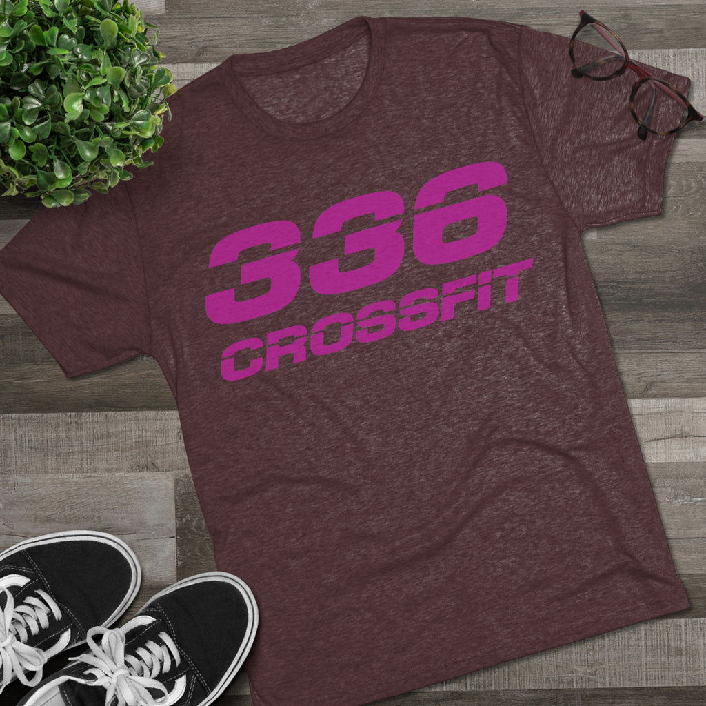 336 CrossFit T-Shirt (Basics Collection-Fuschia)