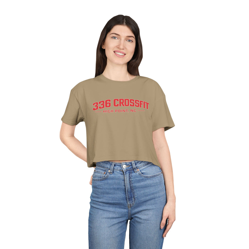 336 Collegiate Red Crop Top