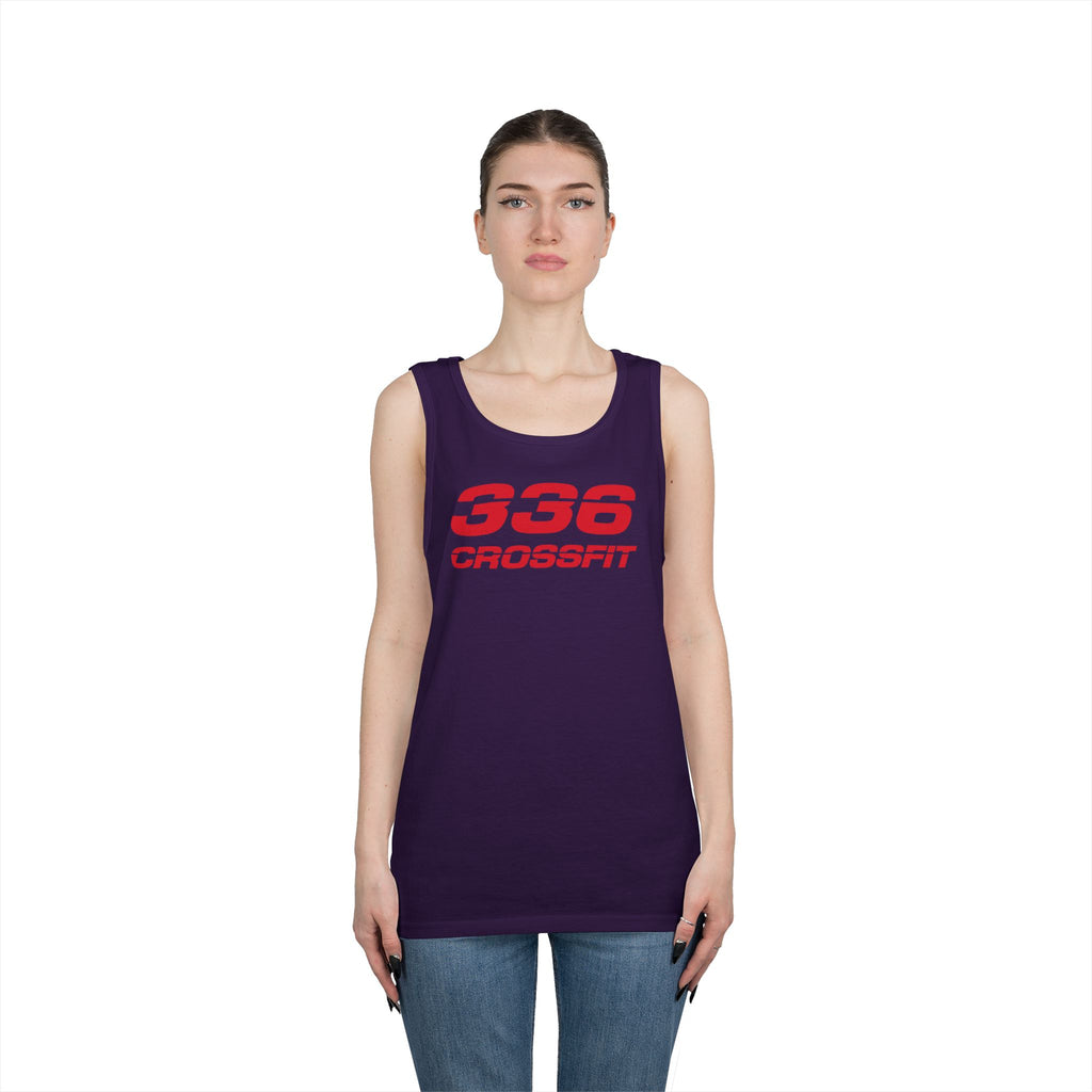 336 CrossFit Mens Tank Top (Basics Collection-Red)