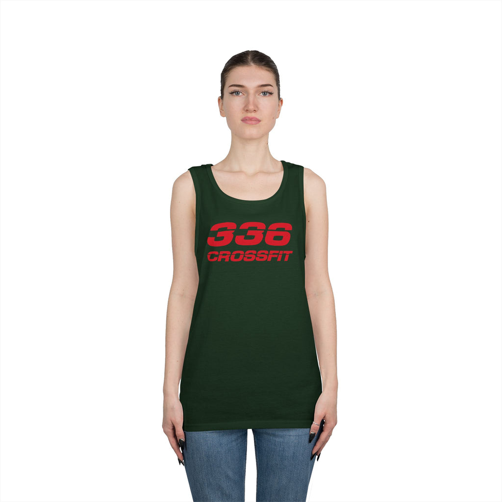 336 CrossFit Mens Tank Top (Basics Collection-Red)