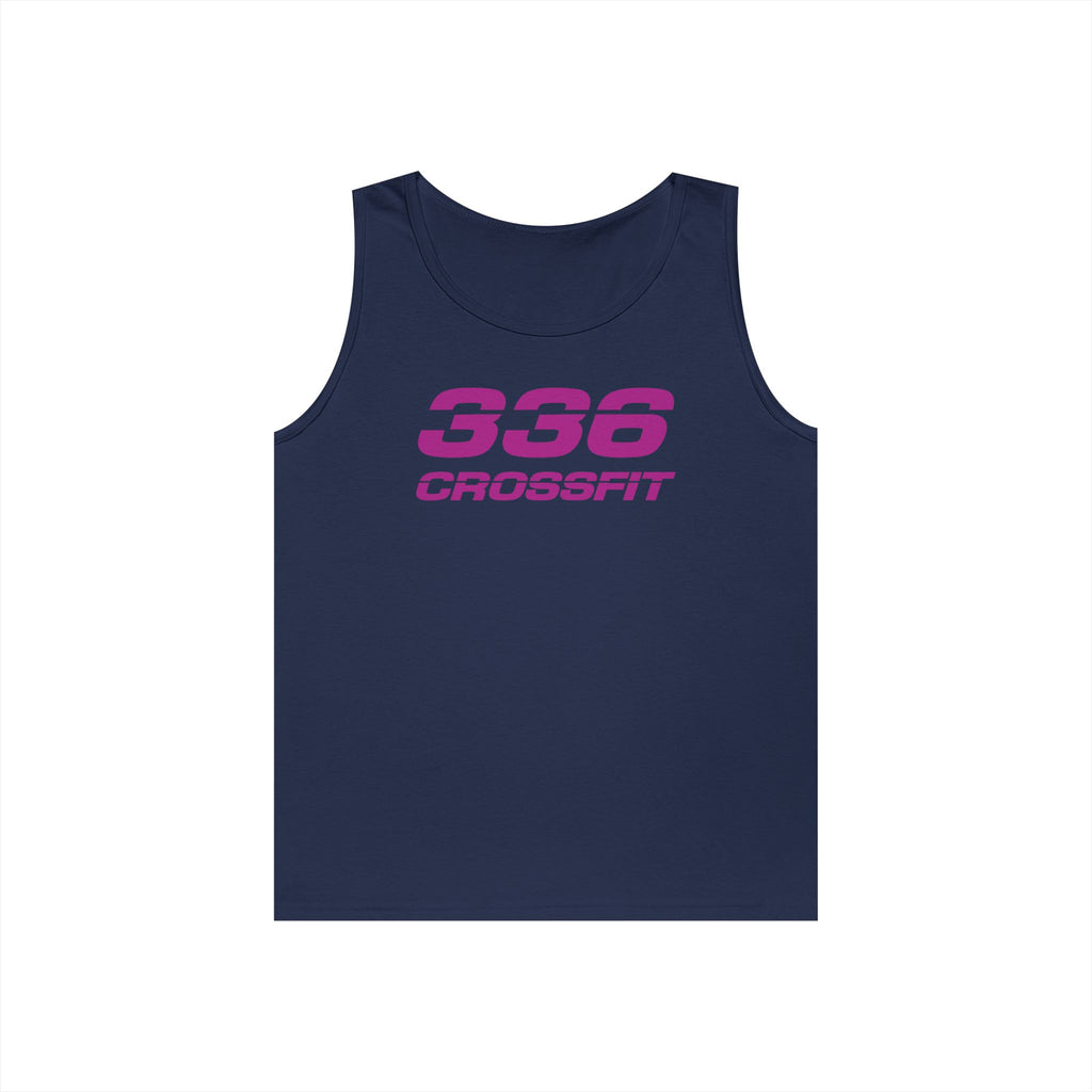 336 CrossFit Men's Tank Top (Basics Collection-Fuschia)