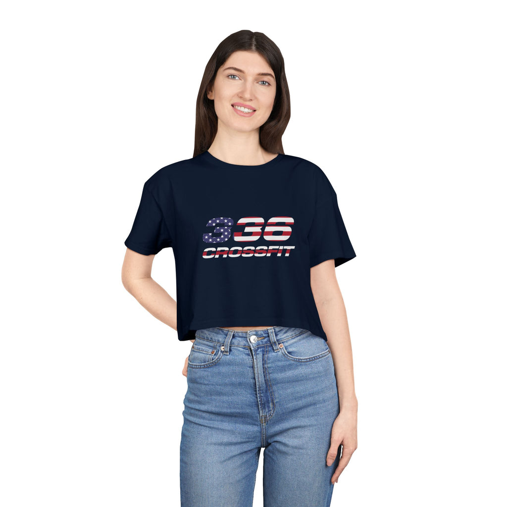 336 CrossFit America Crop Top