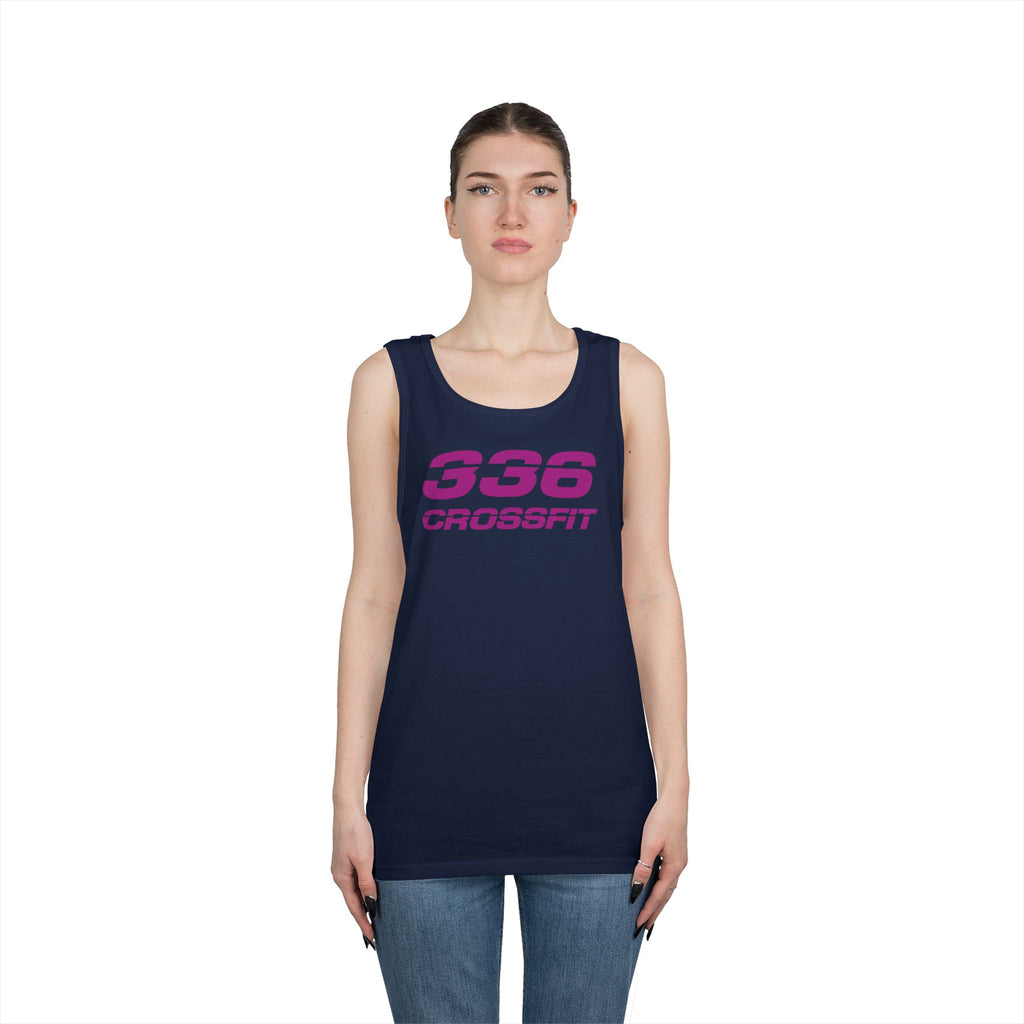 336 CrossFit Men's Tank Top (Basics Collection-Fuschia)