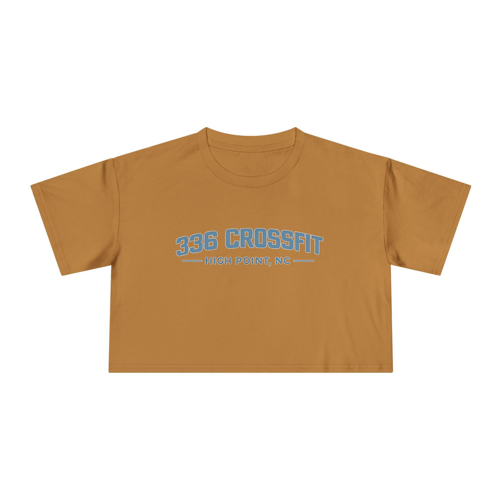 336 CrossFit Collegiate Blue Crop Top