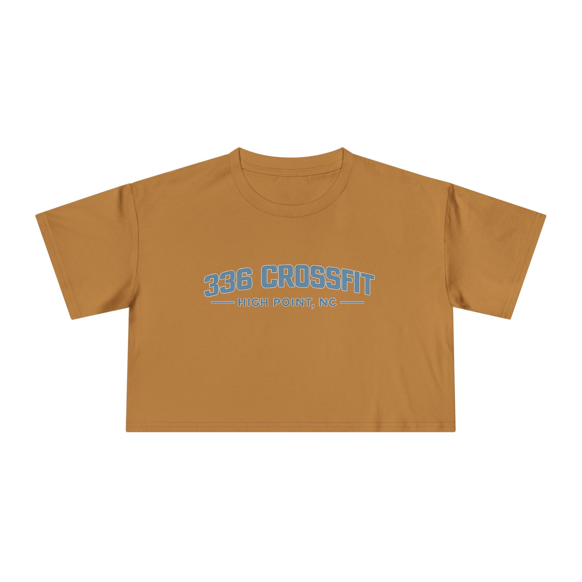 336 CrossFit Collegiate Blue Crop Top