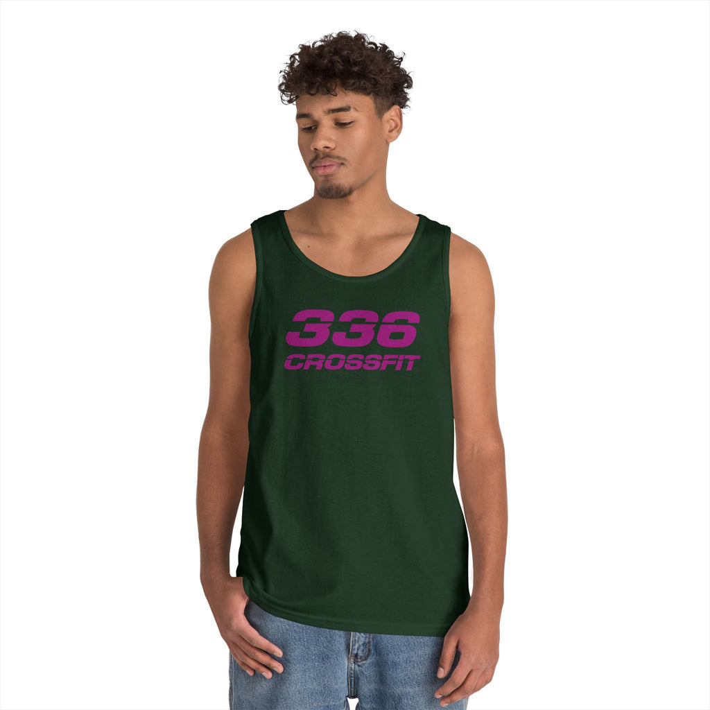 336 CrossFit Men's Tank Top (Basics Collection-Fuschia)