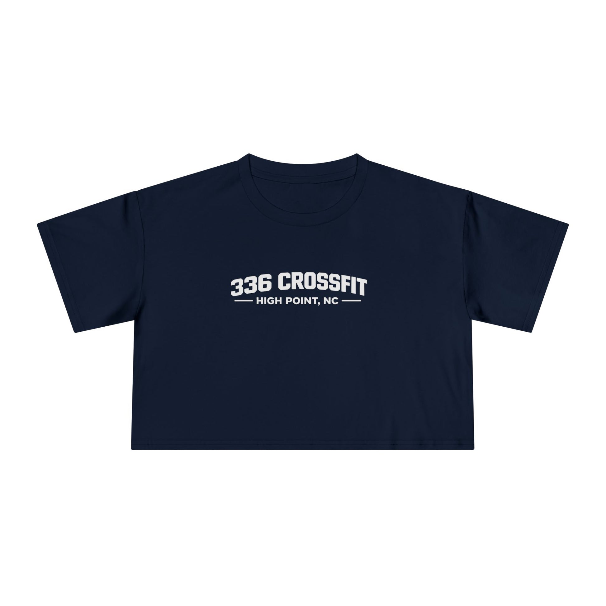 336 CrossFit Collegiate White Crop