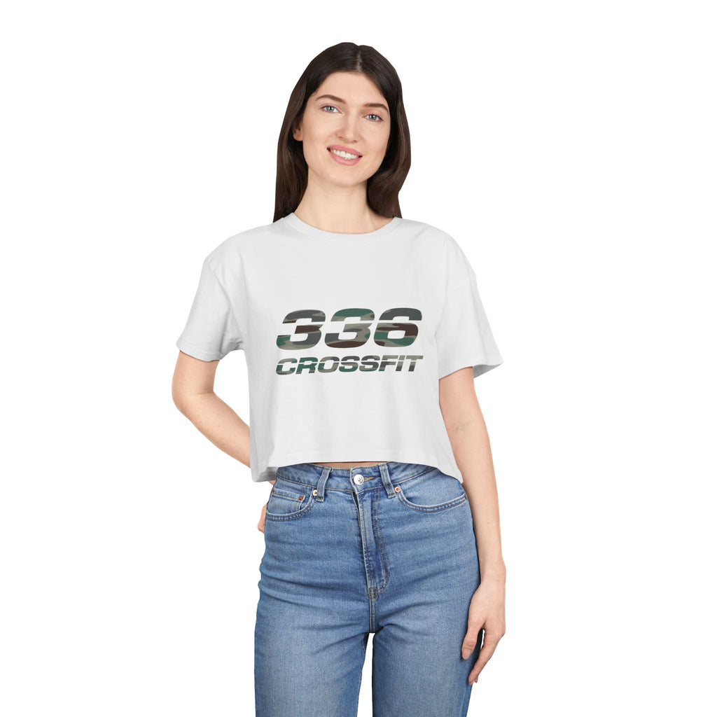 336 CrossFit Camo Crop Top