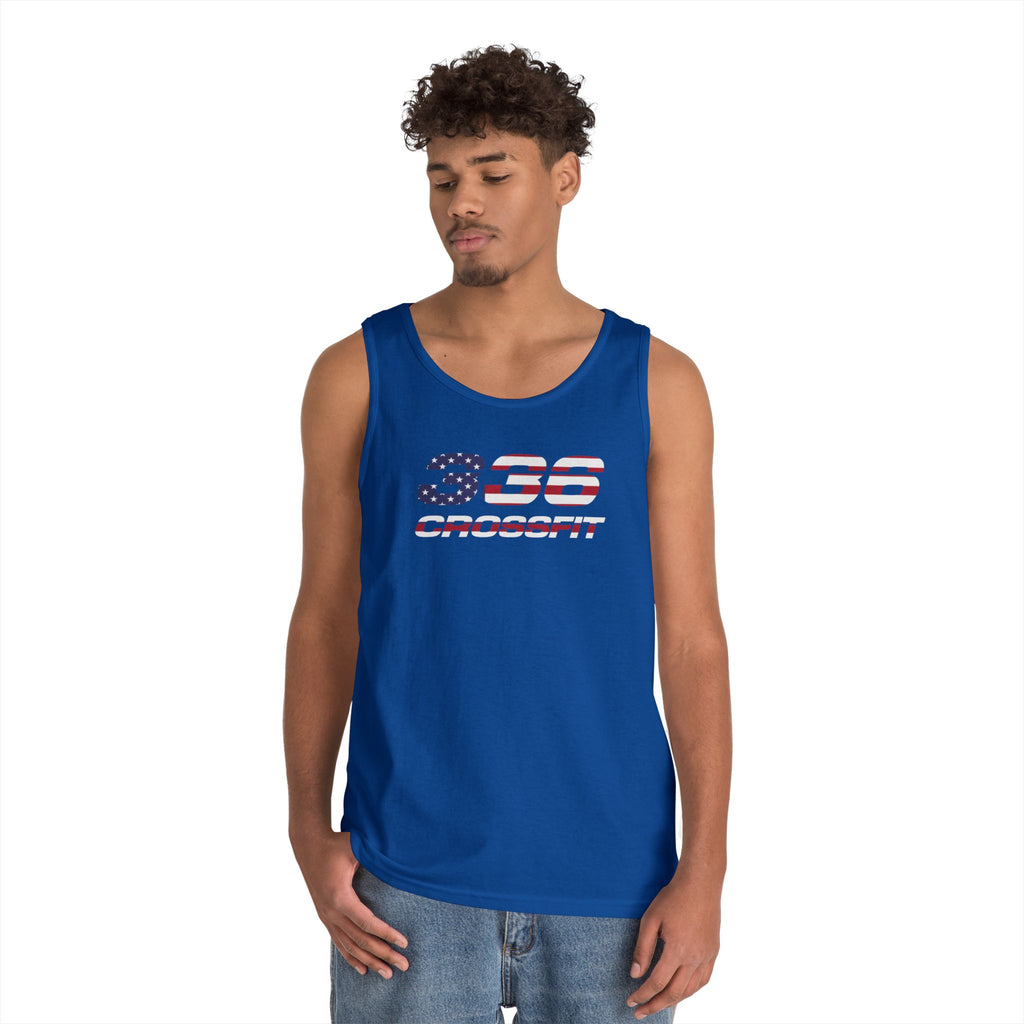 336 CrossFit American Flag Men's Tank Top