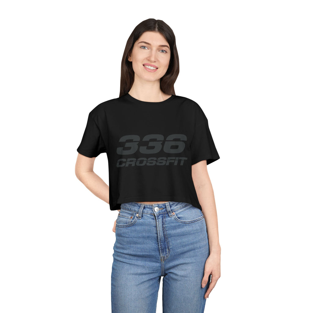 336 CrossFit Crop Top (Basics Collection-Charcoal)