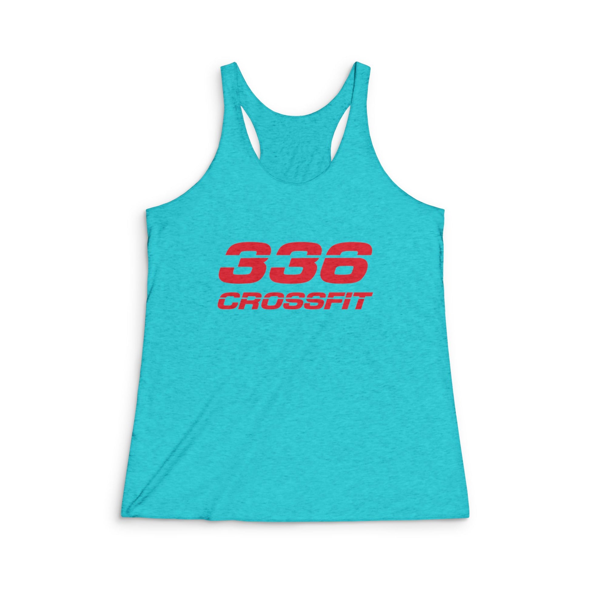 336 CrossFit Tri-Blend Racerback Tank Top (Basics Collection-Red)