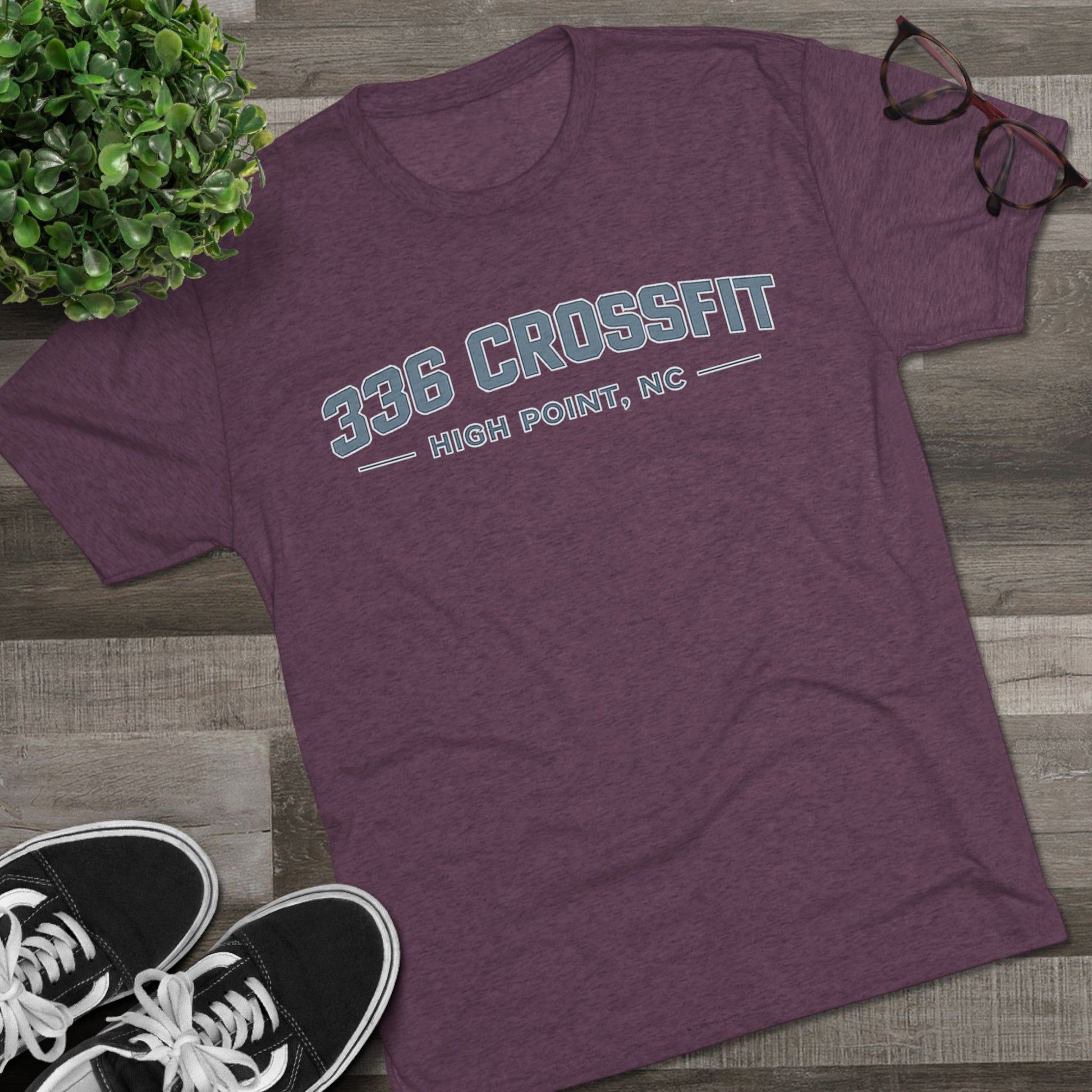 336 CrossFit Collegiate Blue T-Shirt