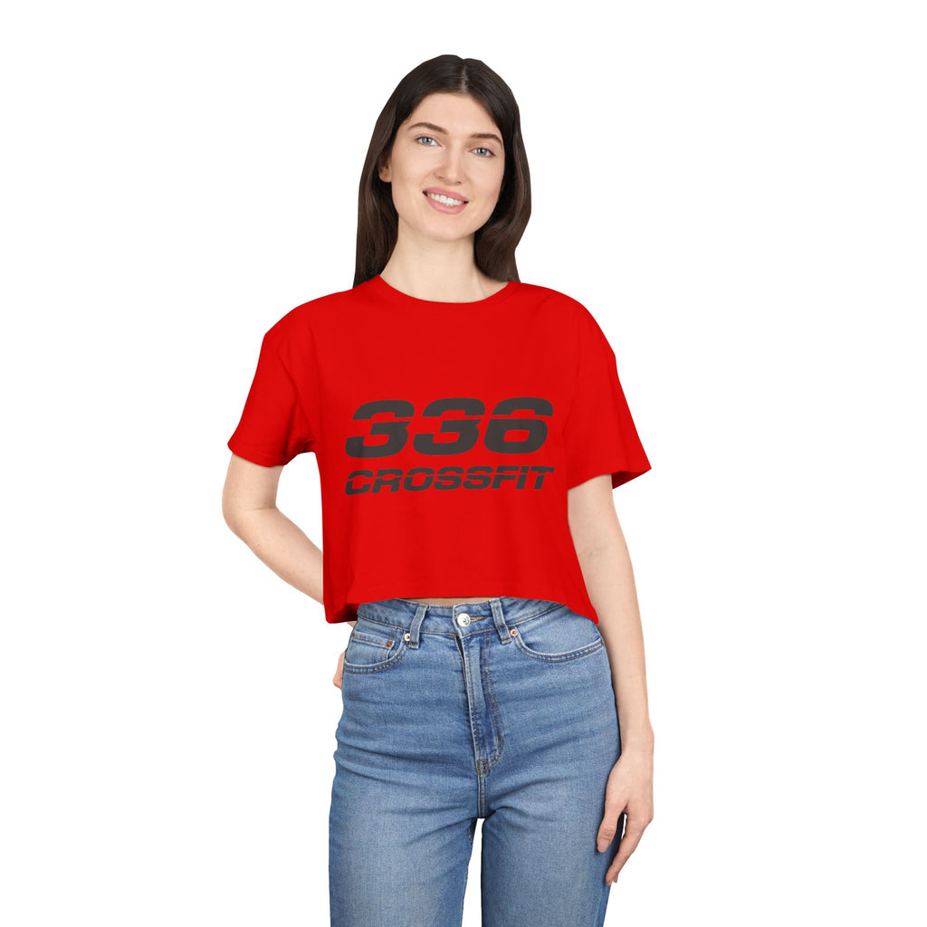 336 CrossFit Crop Top (Basics Collection-Charcoal)