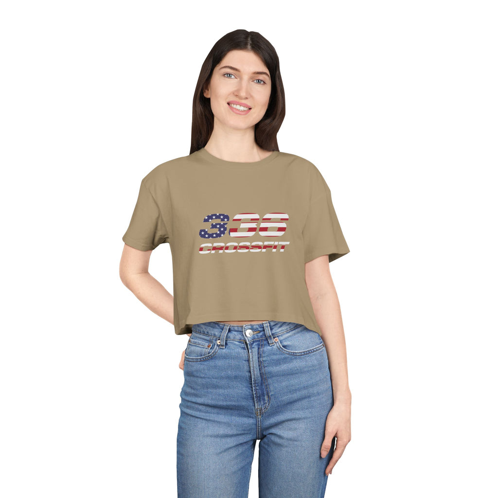 336 CrossFit America Crop Top