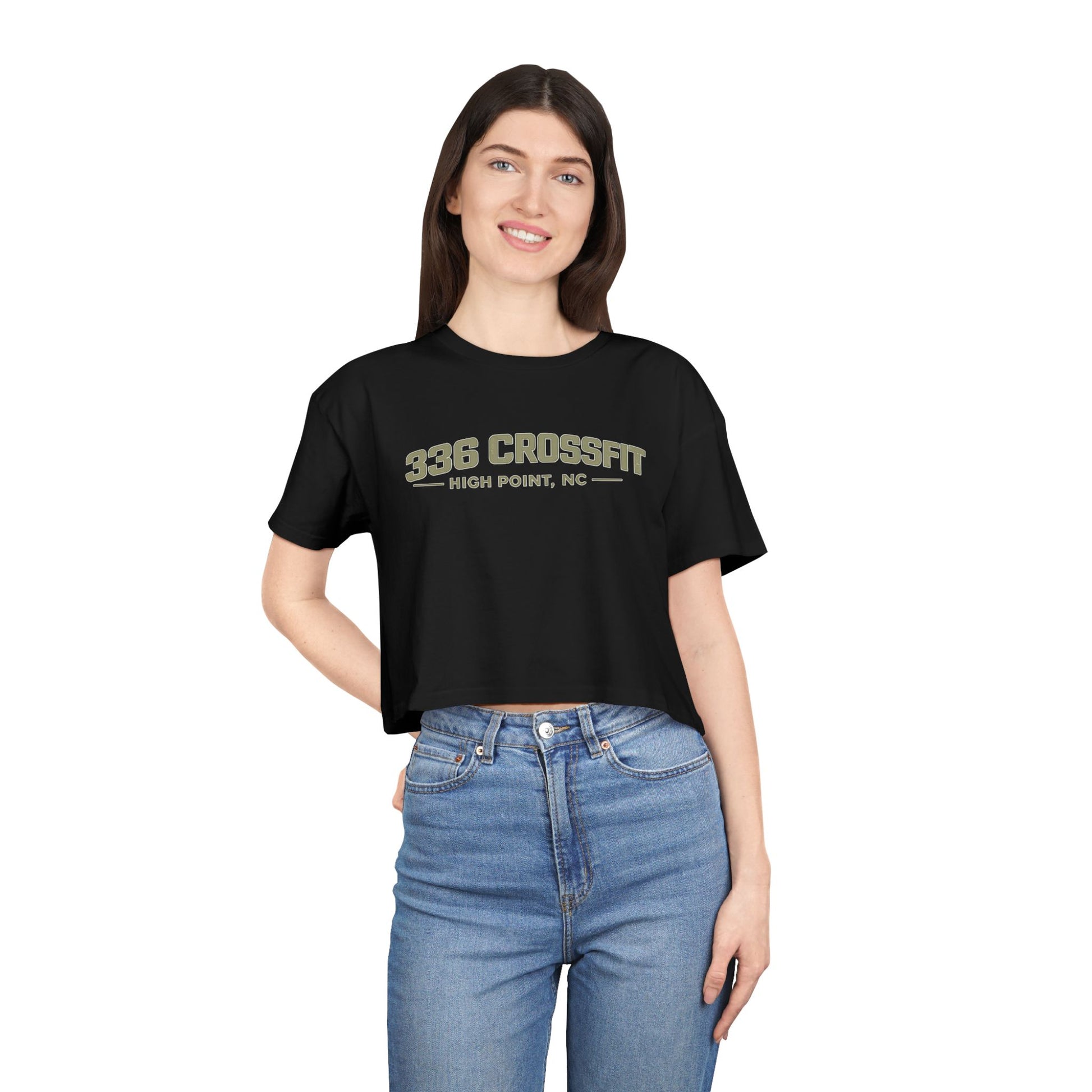 336 CrossFit Collegiate Camo Crop