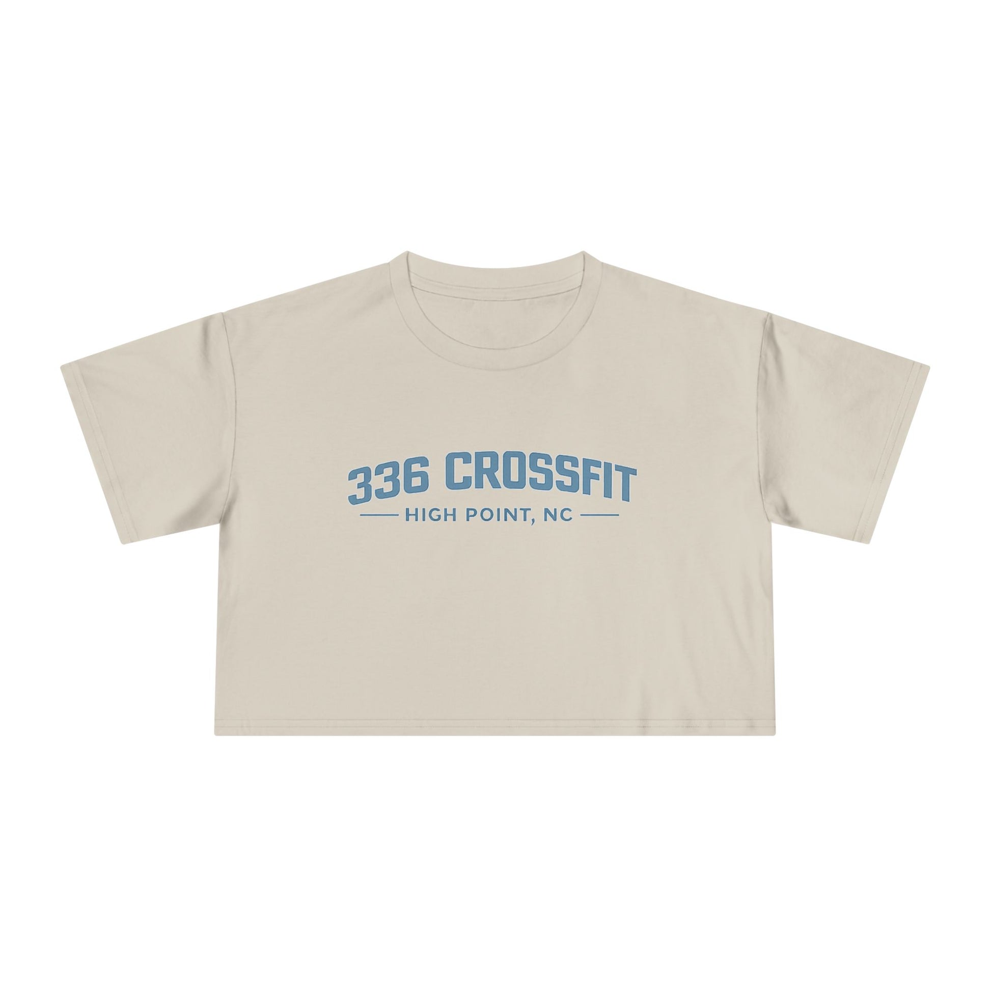 336 CrossFit Collegiate Blue Crop Top