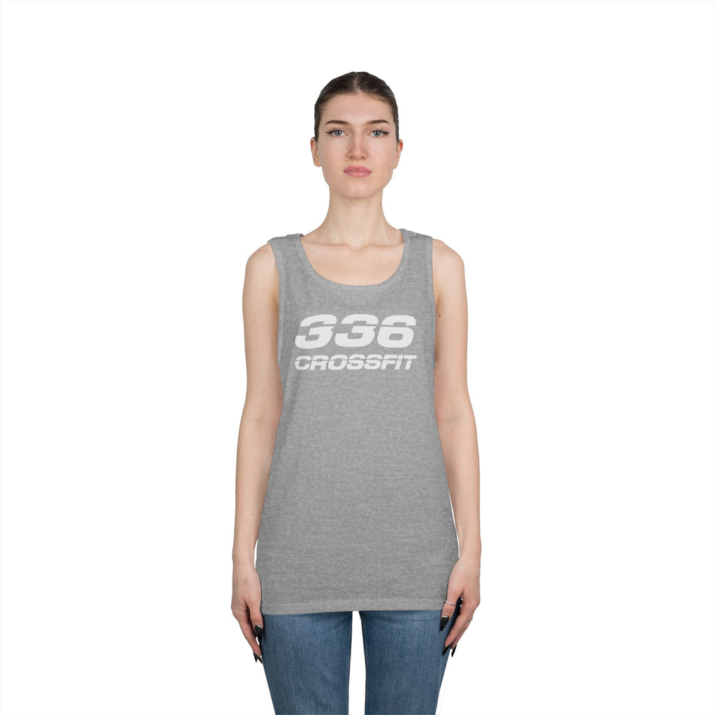 336 CrossFit Mens Tank Top (Basics Collection-White)