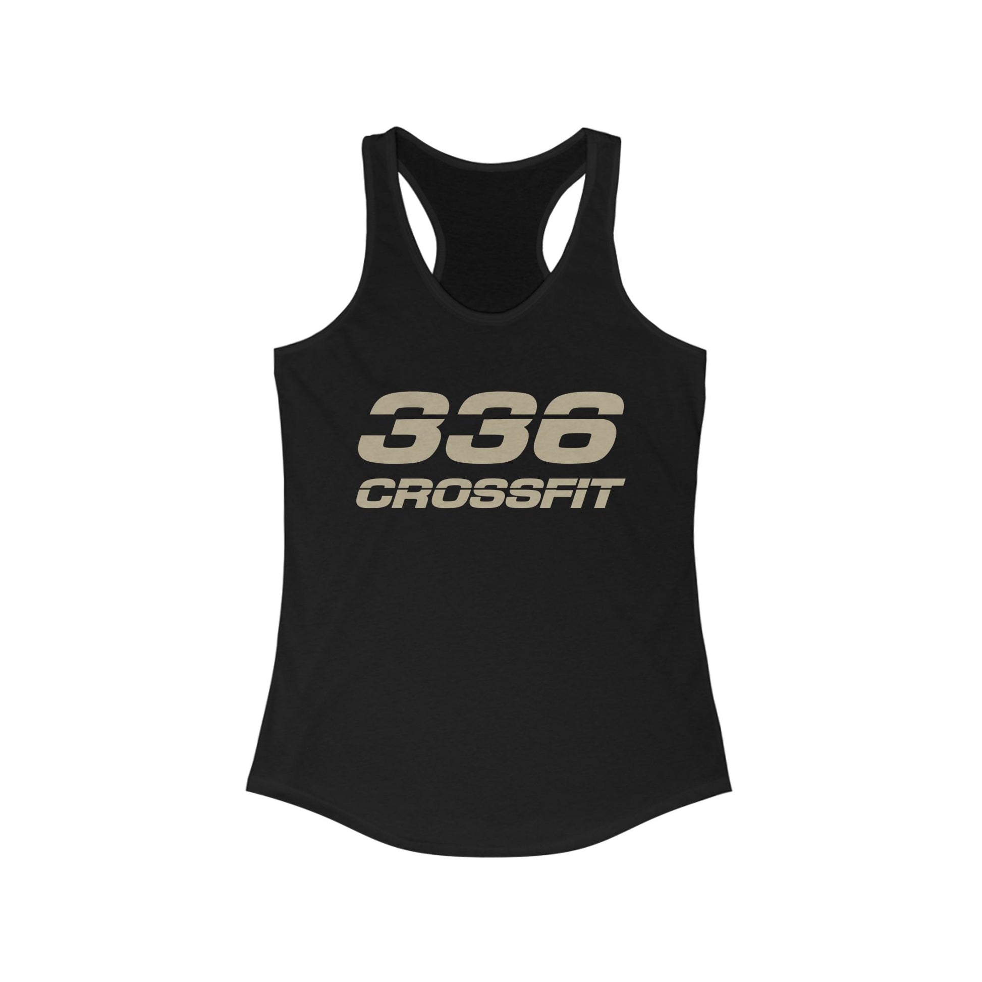 336 CrossFit Racerback Tank Top (Basics Collection-Tan)