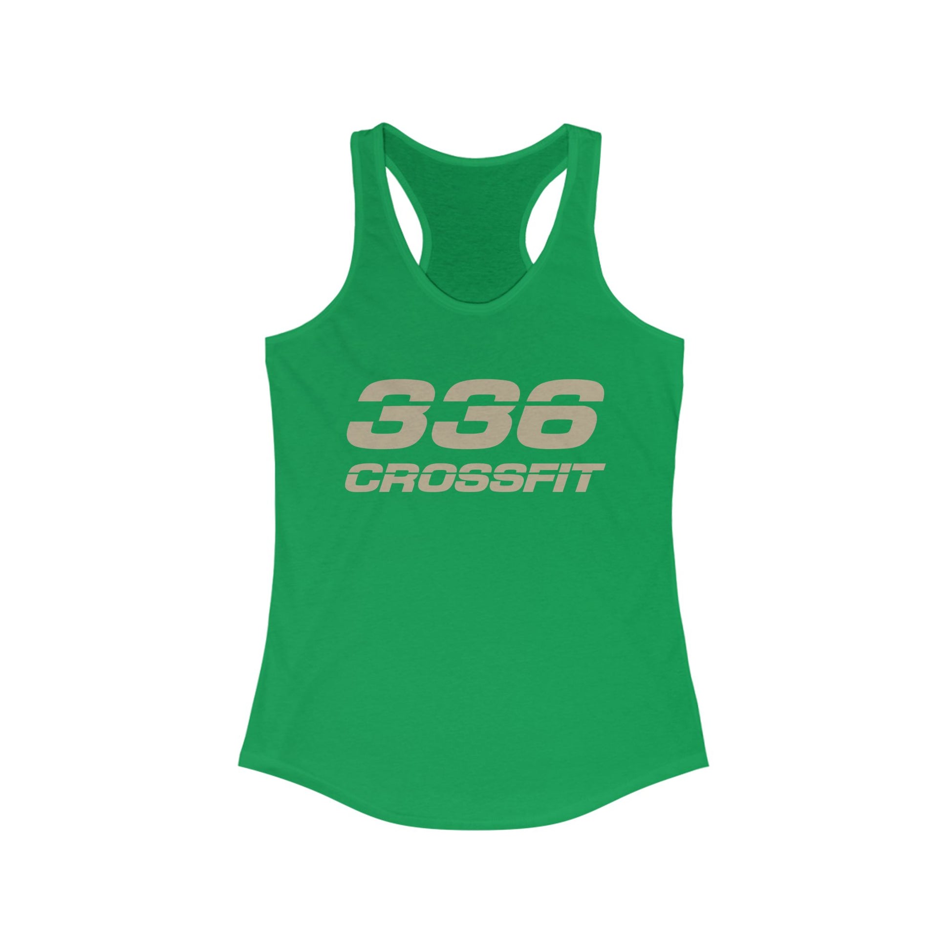336 CrossFit Racerback Tank Top (Basics Collection-Tan)