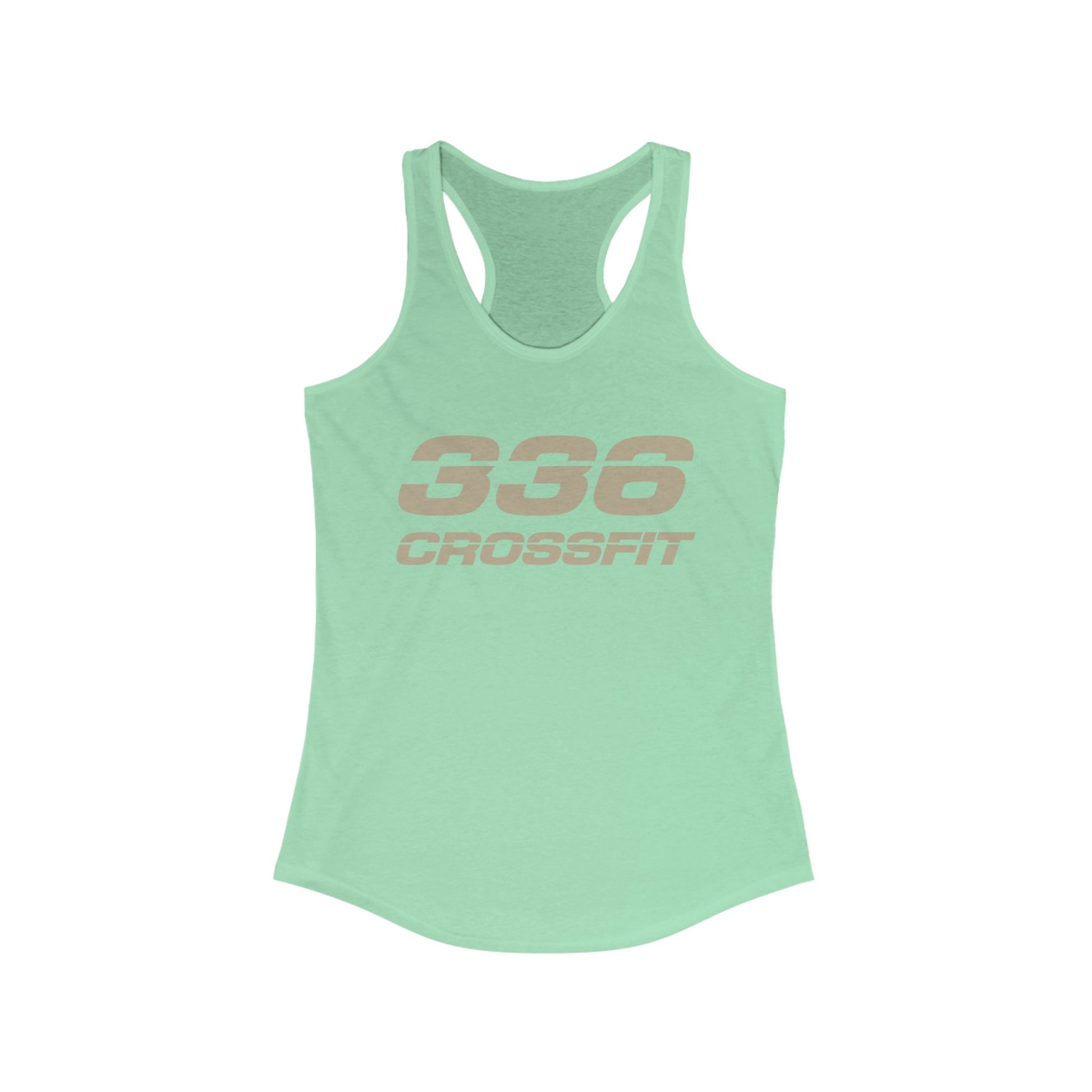 336 CrossFit Racerback Tank Top (Basics Collection-Tan)