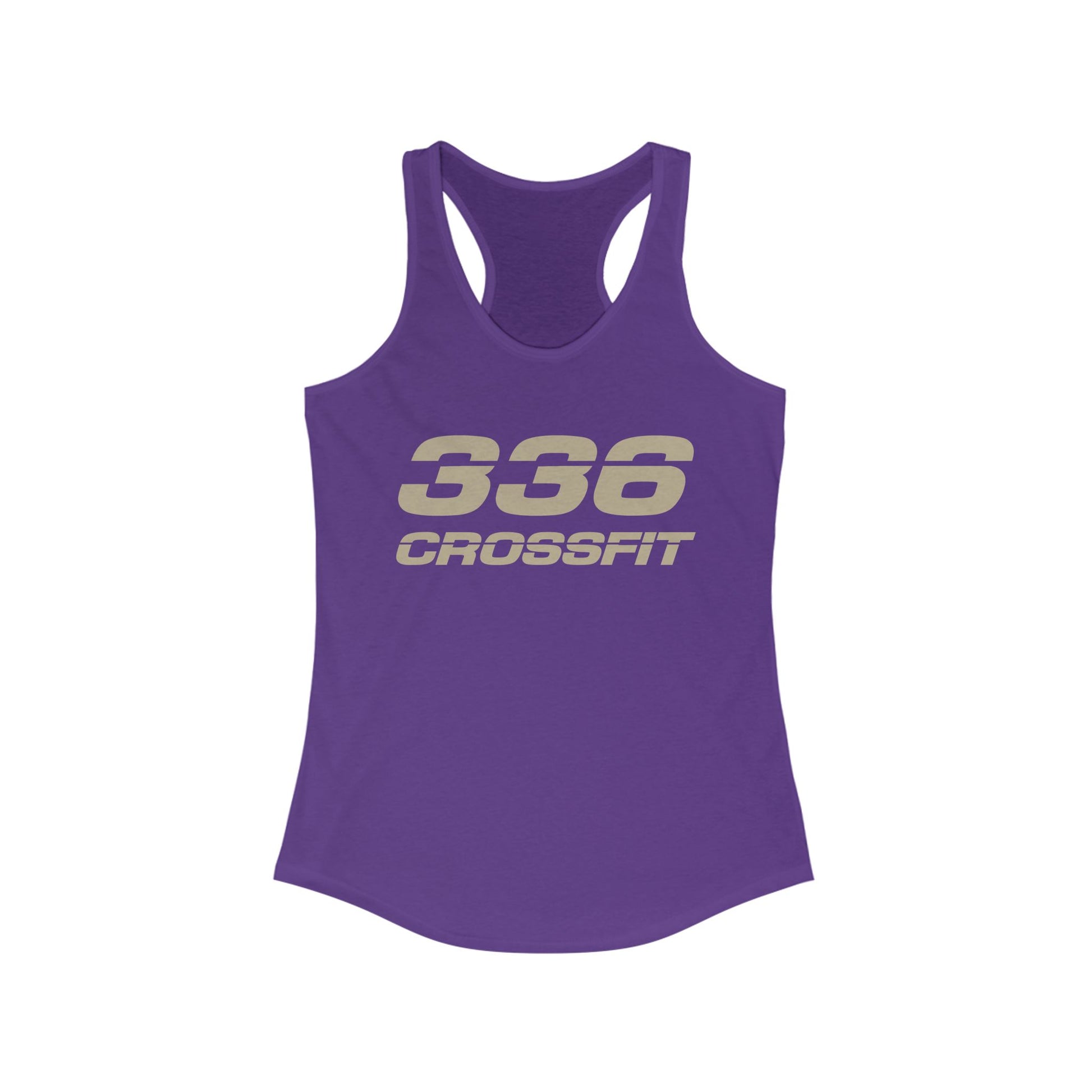 336 CrossFit Racerback Tank Top (Basics Collection-Tan)
