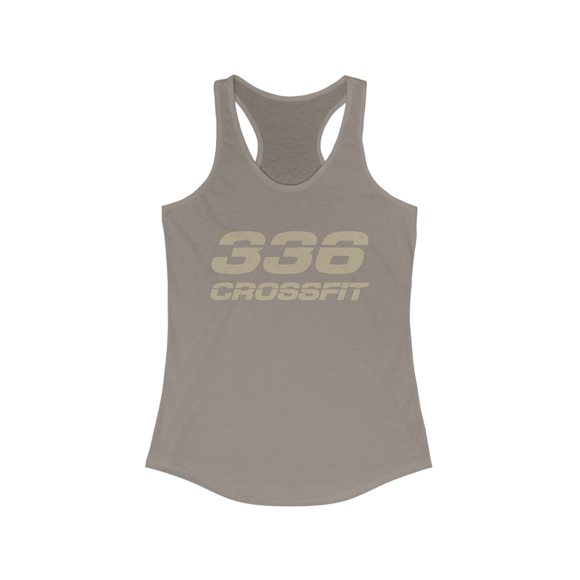 336 CrossFit Racerback Tank Top (Basics Collection-Tan)