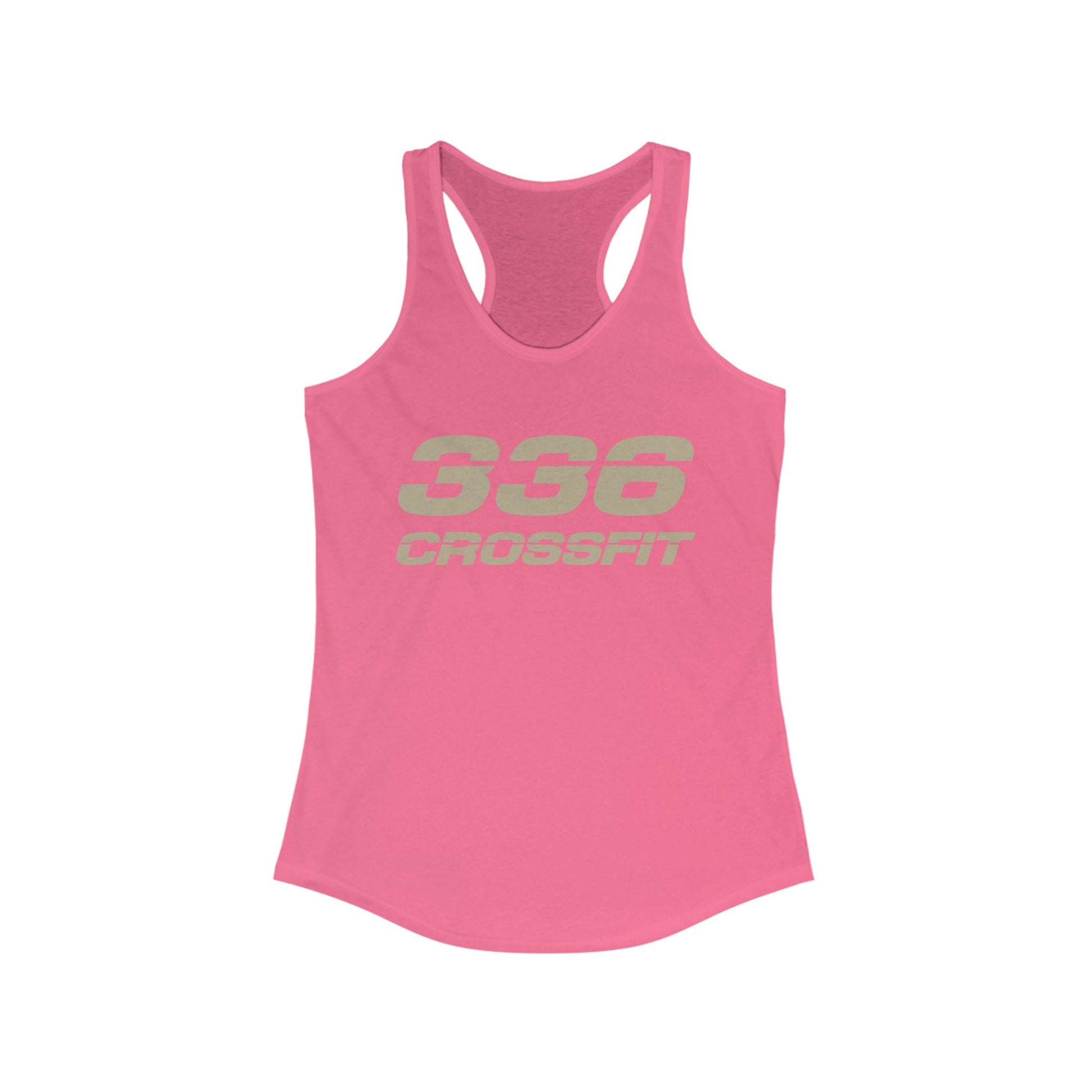 336 CrossFit Racerback Tank Top (Basics Collection-Tan)