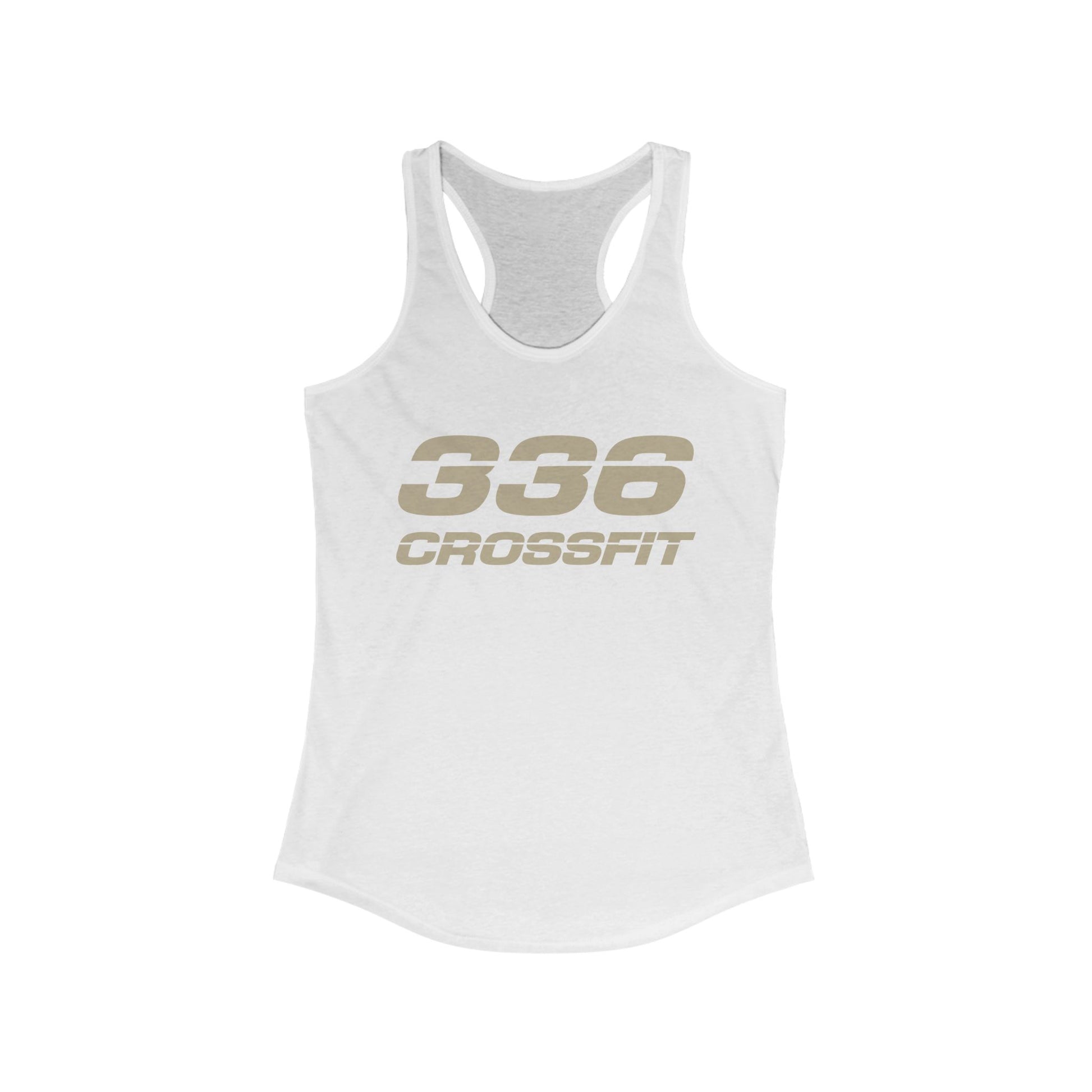 336 CrossFit Racerback Tank Top (Basics Collection-Tan)