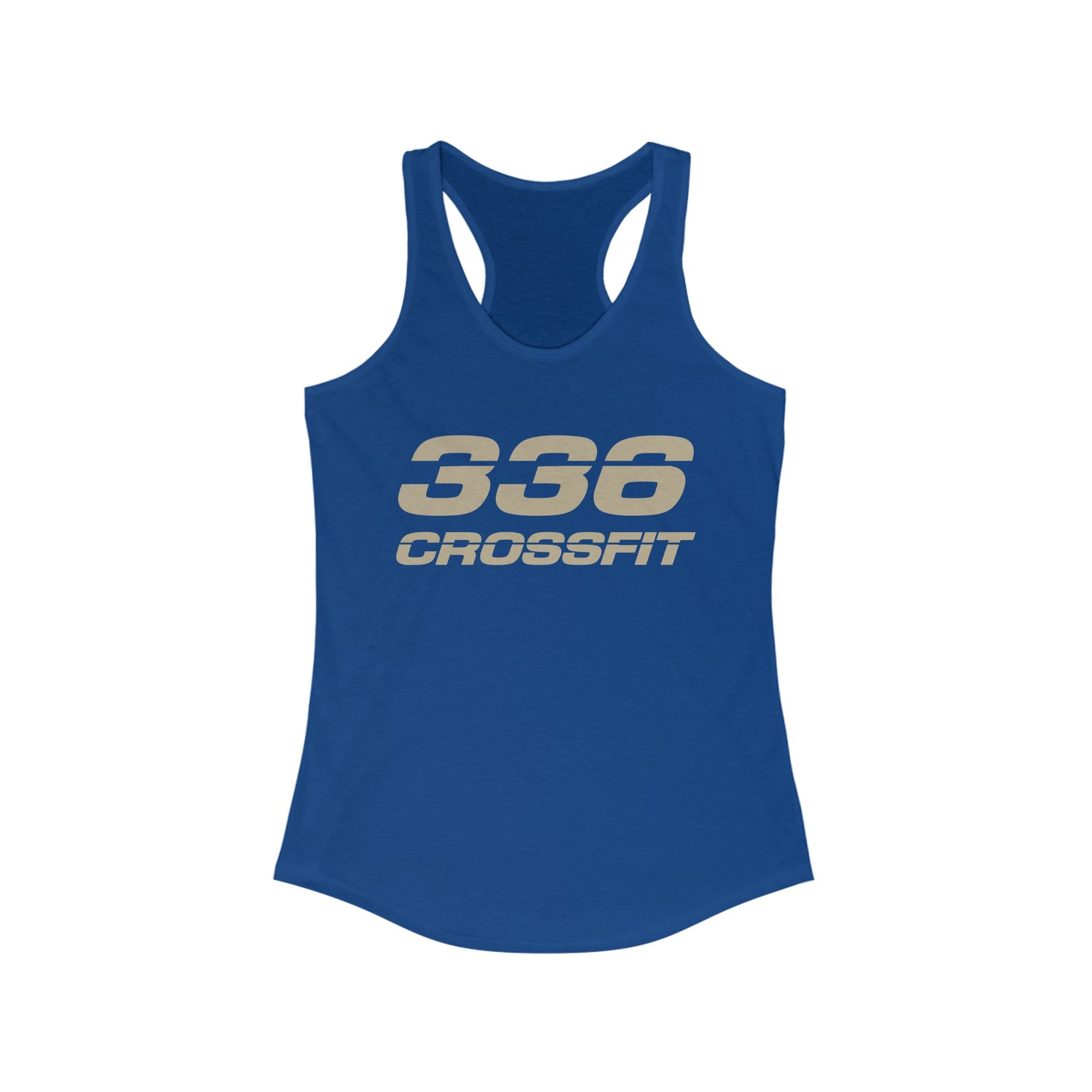 336 CrossFit Racerback Tank Top (Basics Collection-Tan)