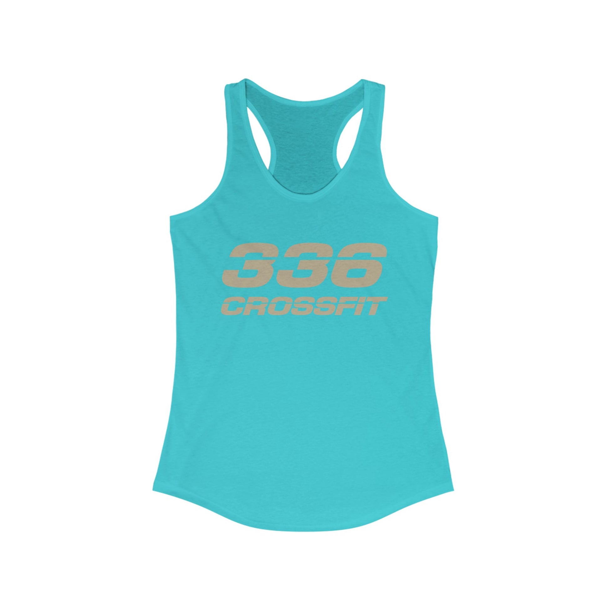 336 CrossFit Racerback Tank Top (Basics Collection-Tan)