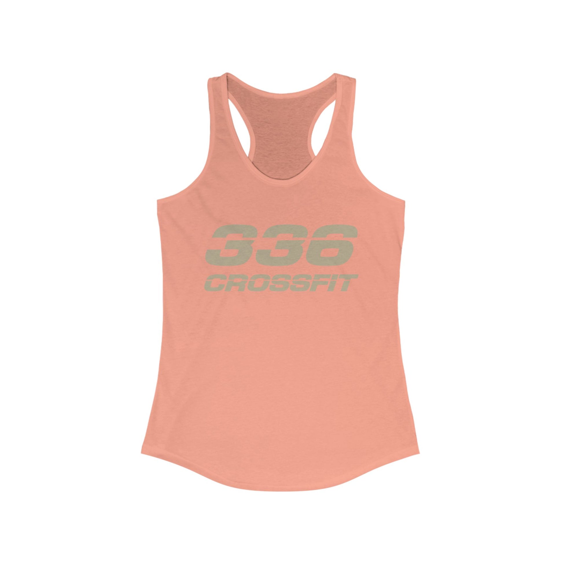 336 CrossFit Racerback Tank Top (Basics Collection-Tan)