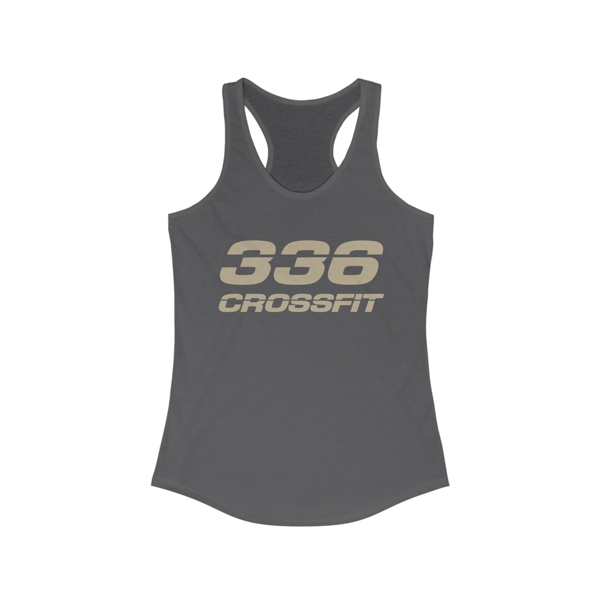 336 CrossFit Racerback Tank Top (Basics Collection-Tan)