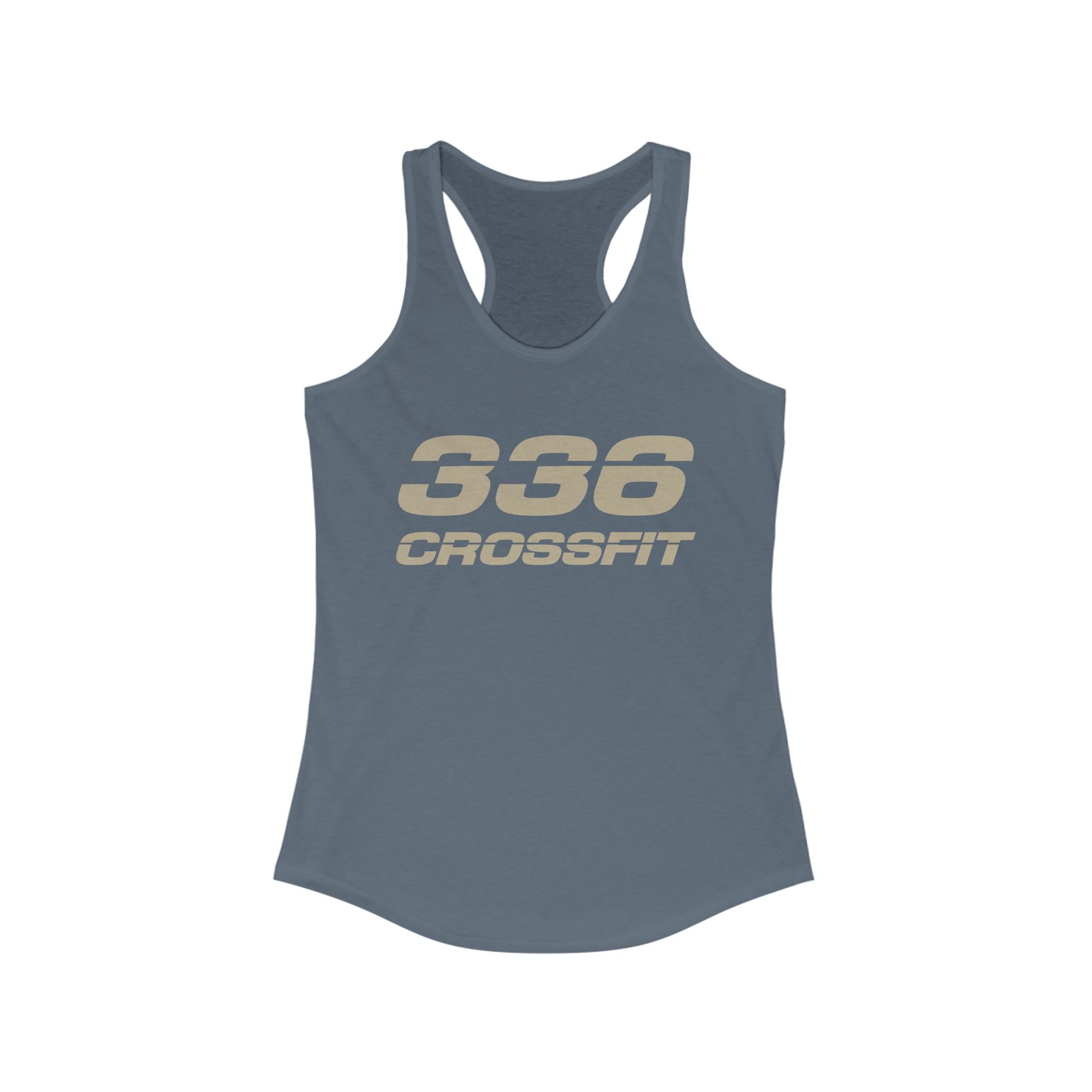336 CrossFit Racerback Tank Top (Basics Collection-Tan)
