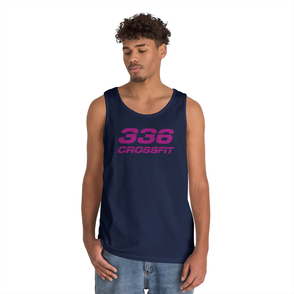 336 CrossFit Men's Tank Top (Basics Collection-Fuschia)